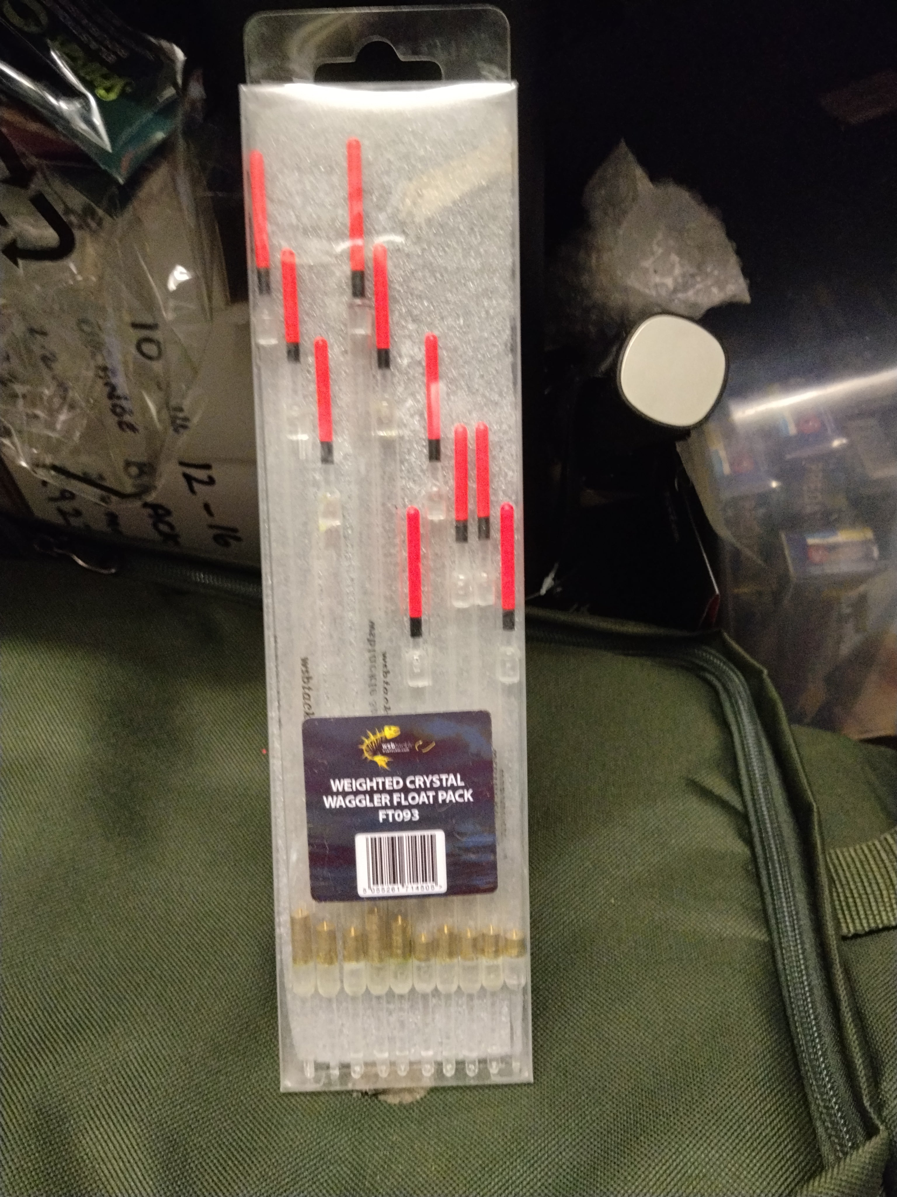 Loaded Waggler Fishing Floats (Pack of 10) - Mixed Sizes