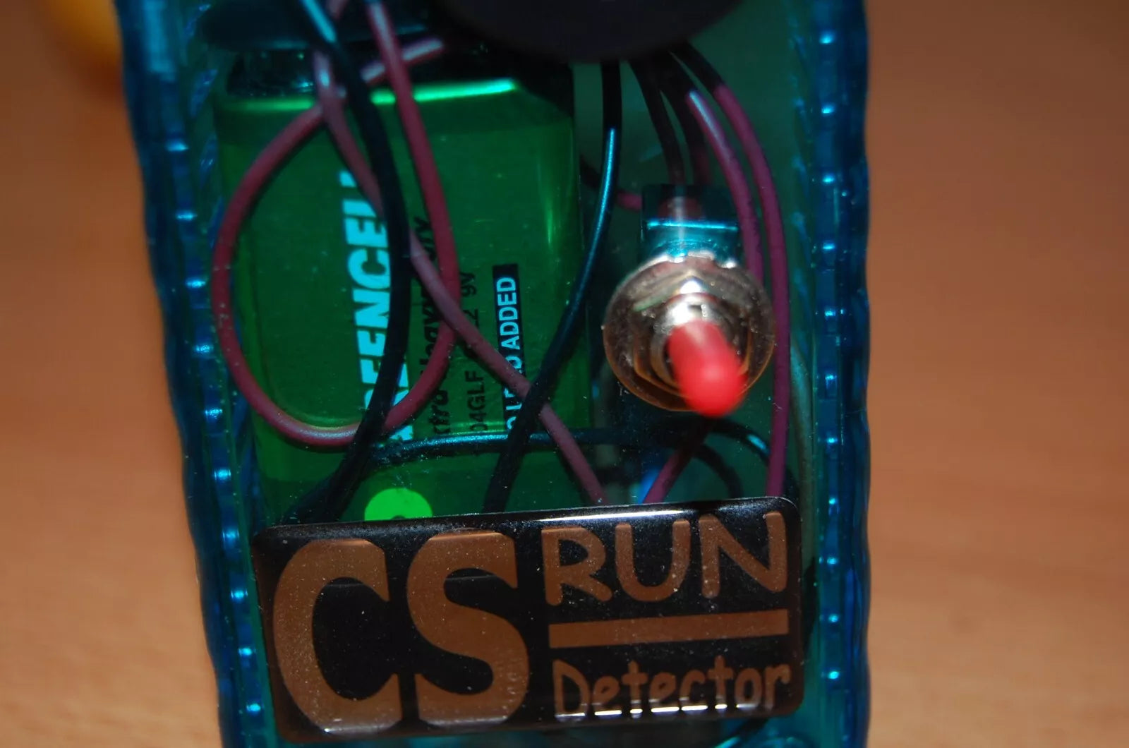 DELUXE Crystal Blue CS Pike Bite Alarm - Drop-Off Back Biter Indicator