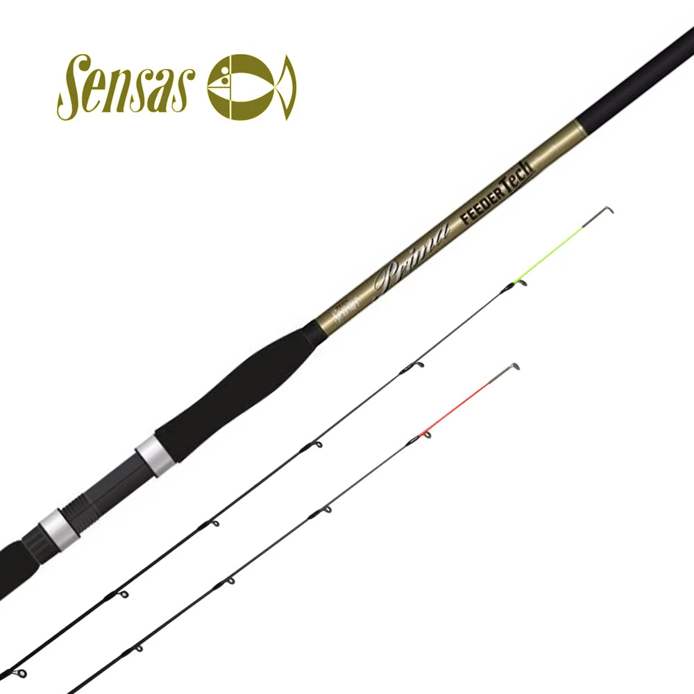 Sensas Prima 12ft Feeder Rod 3.6m | 3pc Fishing Rod + 2 Quiver Tips 1oz & 2oz