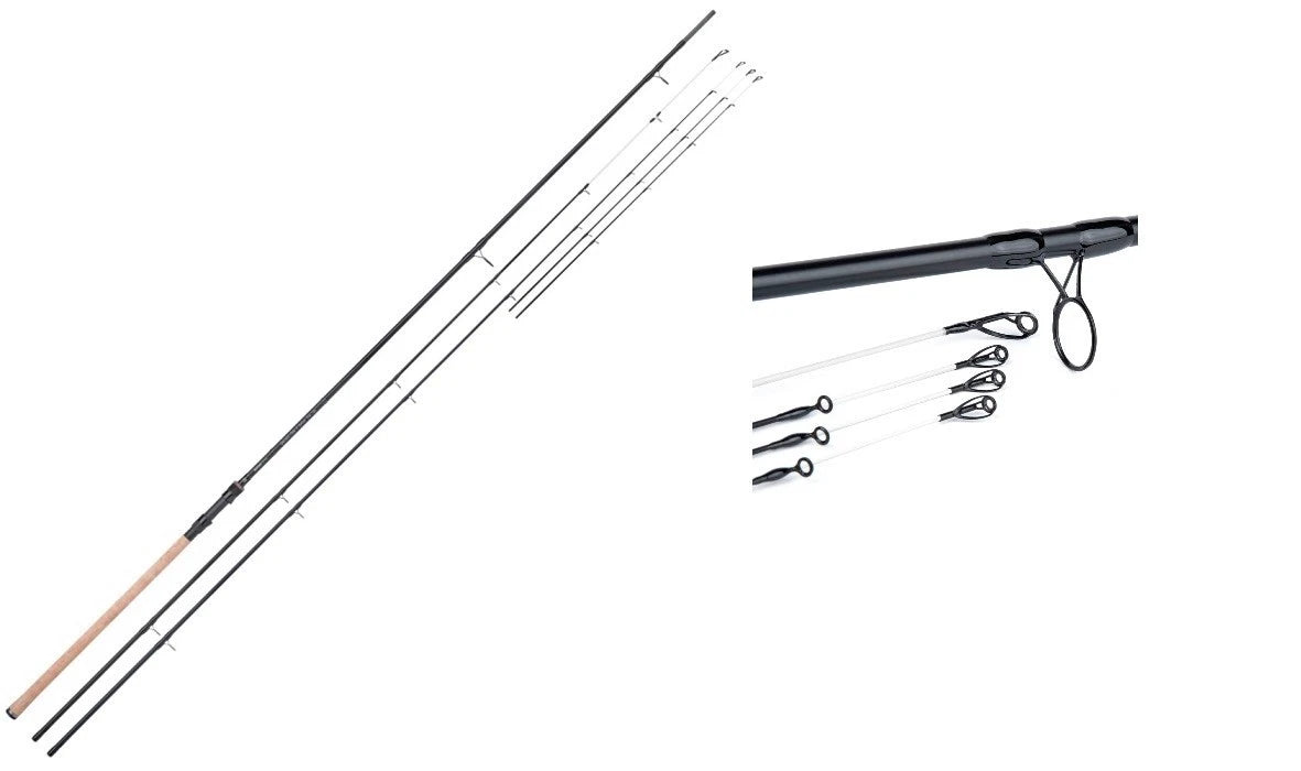 Sonik CMX Specialist Barbel Rod 12ft 1.75lb Twin Tip Avon Chub Quiver + 3 Tips