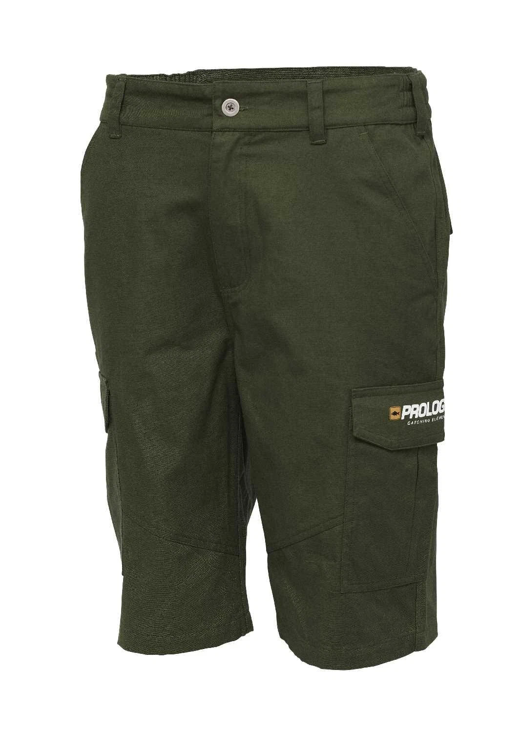 Prologic Combat Cargo Shorts Army Green Cotton Canvas Fishing Shorts All Sizes