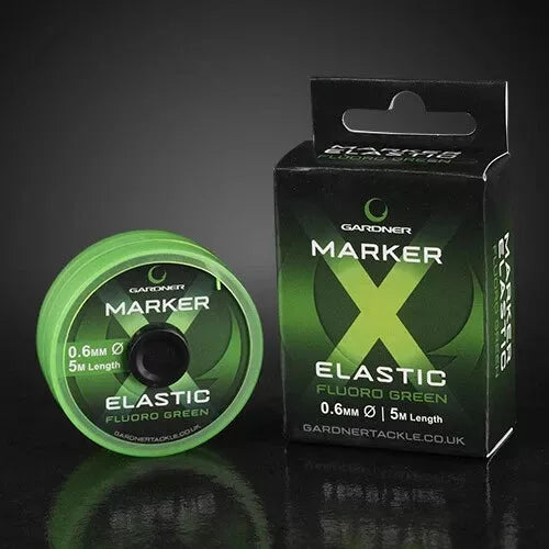 Gardner Marker Elastic Green 0.6mm | Carp Fishing Range Marker | Stop Knot