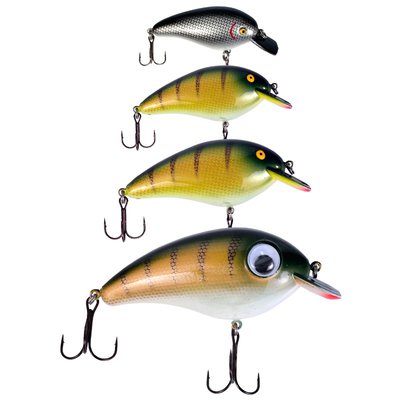 big s fishing lures Shakespeare Plug | S, Midi, Mini & Mega Sizes DCE Bimoo 10pcs #2.5 #3.0 Modifying an old school Color:Classic Orange