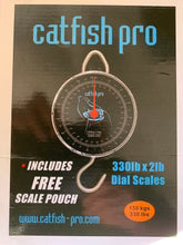 Catfish Pro 330lb Dial Scales + Free Padded Pouch - Specimen Fishing Weighing