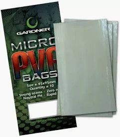Gardner Tackle PVA Bags Range - All Sizes - Carp Fishing Solid Bag Rig Tackle