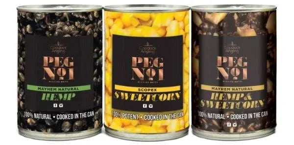Peg No1 Scopex Sweetcorn 400g Tin - Carp & Coarse Fishing Bait - Hook & Feed