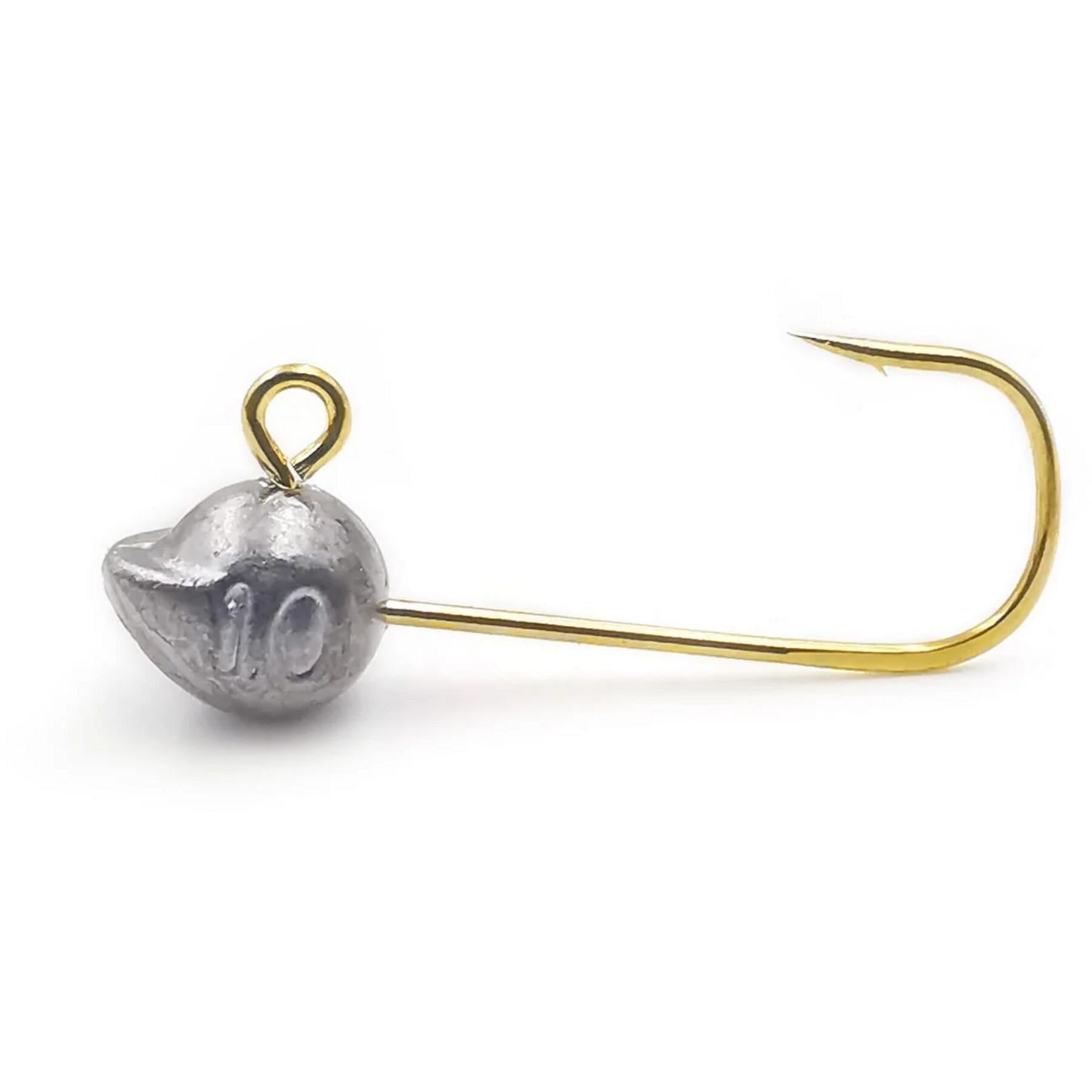 FLADEN Non-Toxic Round Jigheads | Lure Fishing Jigs Sea Freshwater Casting