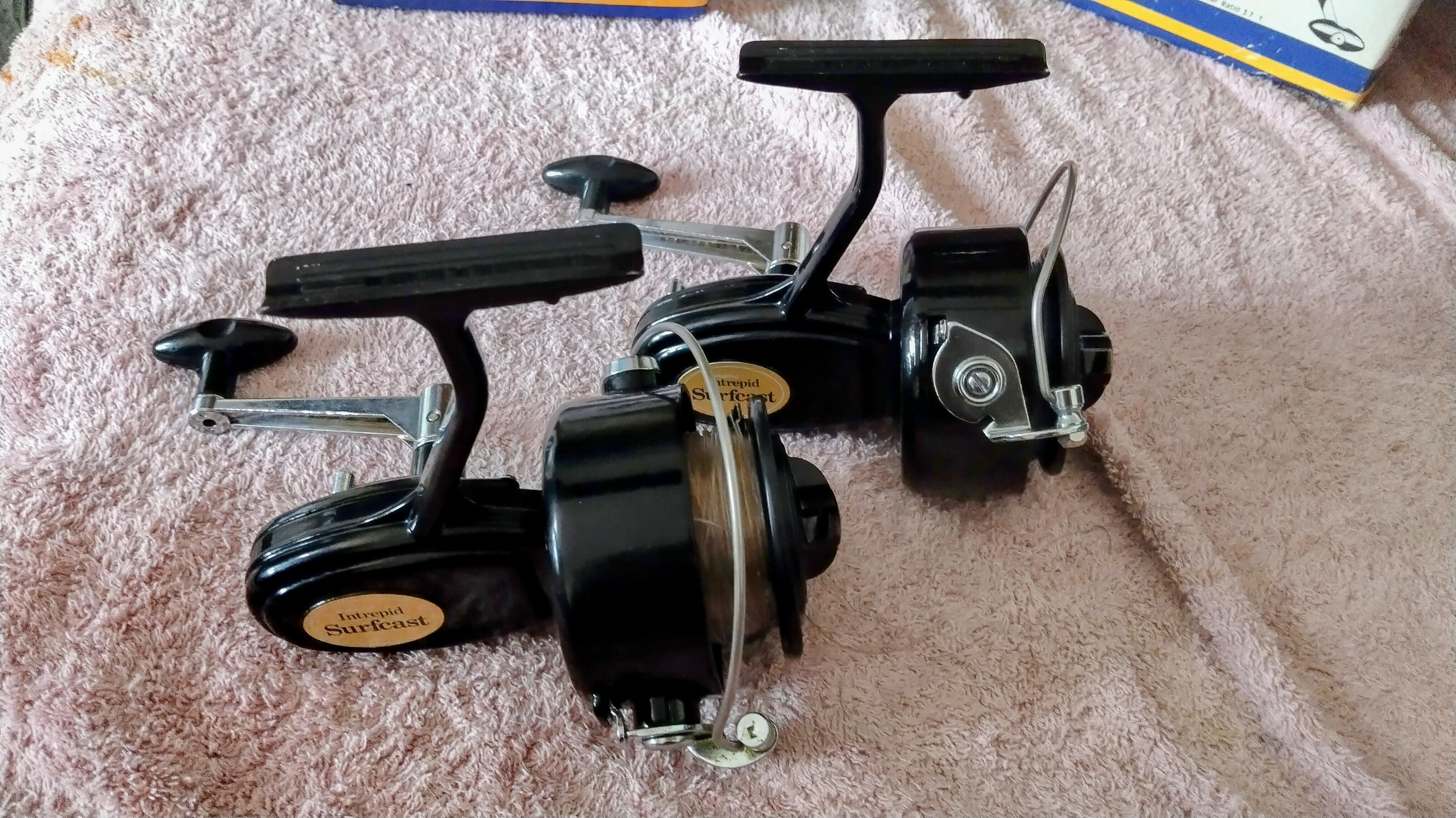 Pair of Gladding Intrepid Surfcast Reels - Boxed - Near Mint Condition Sea Fishing