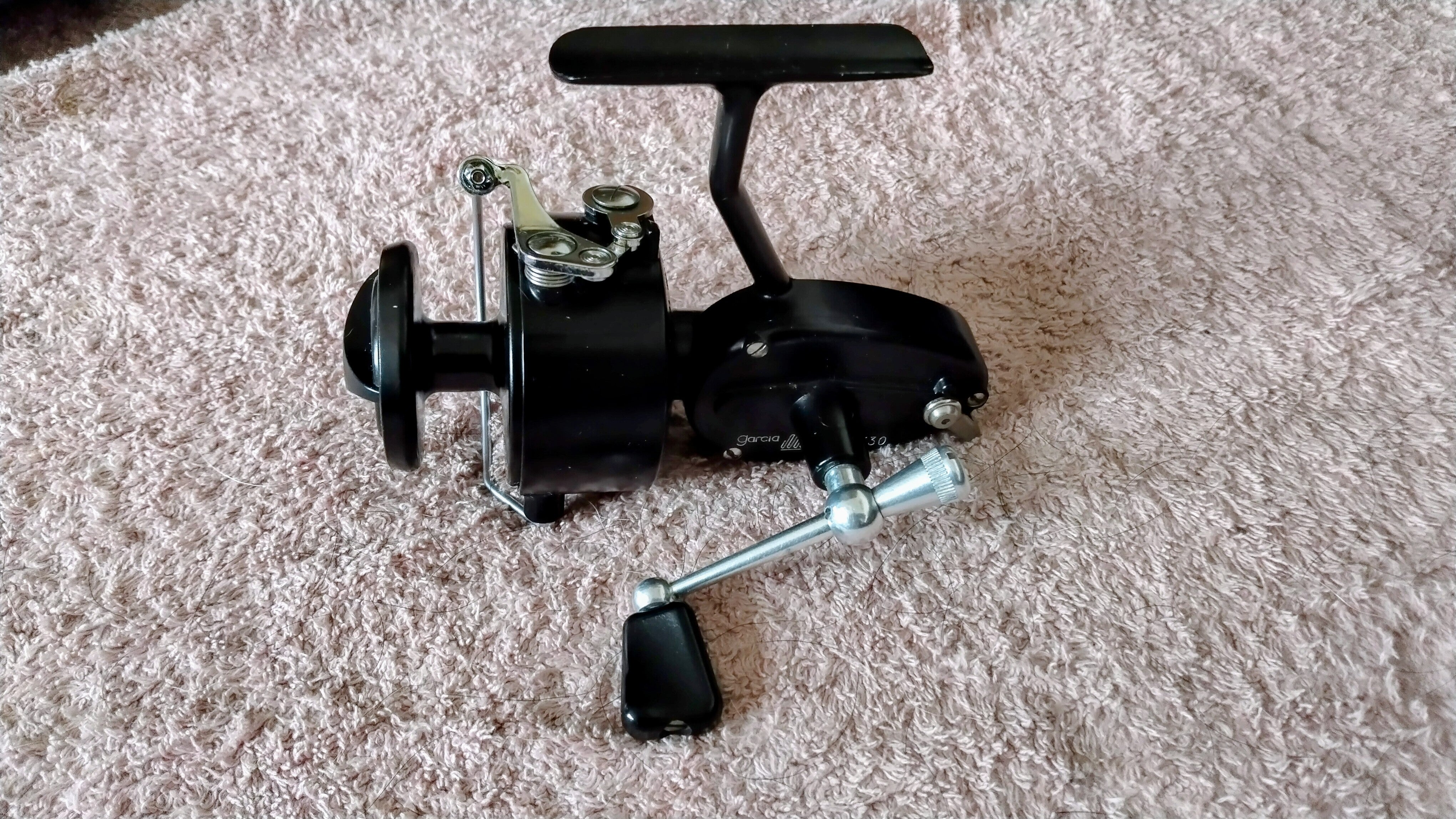 Mitchell 330 Vintage Fishing Reel Spare Spool Hard Case Paperwork Match Carp