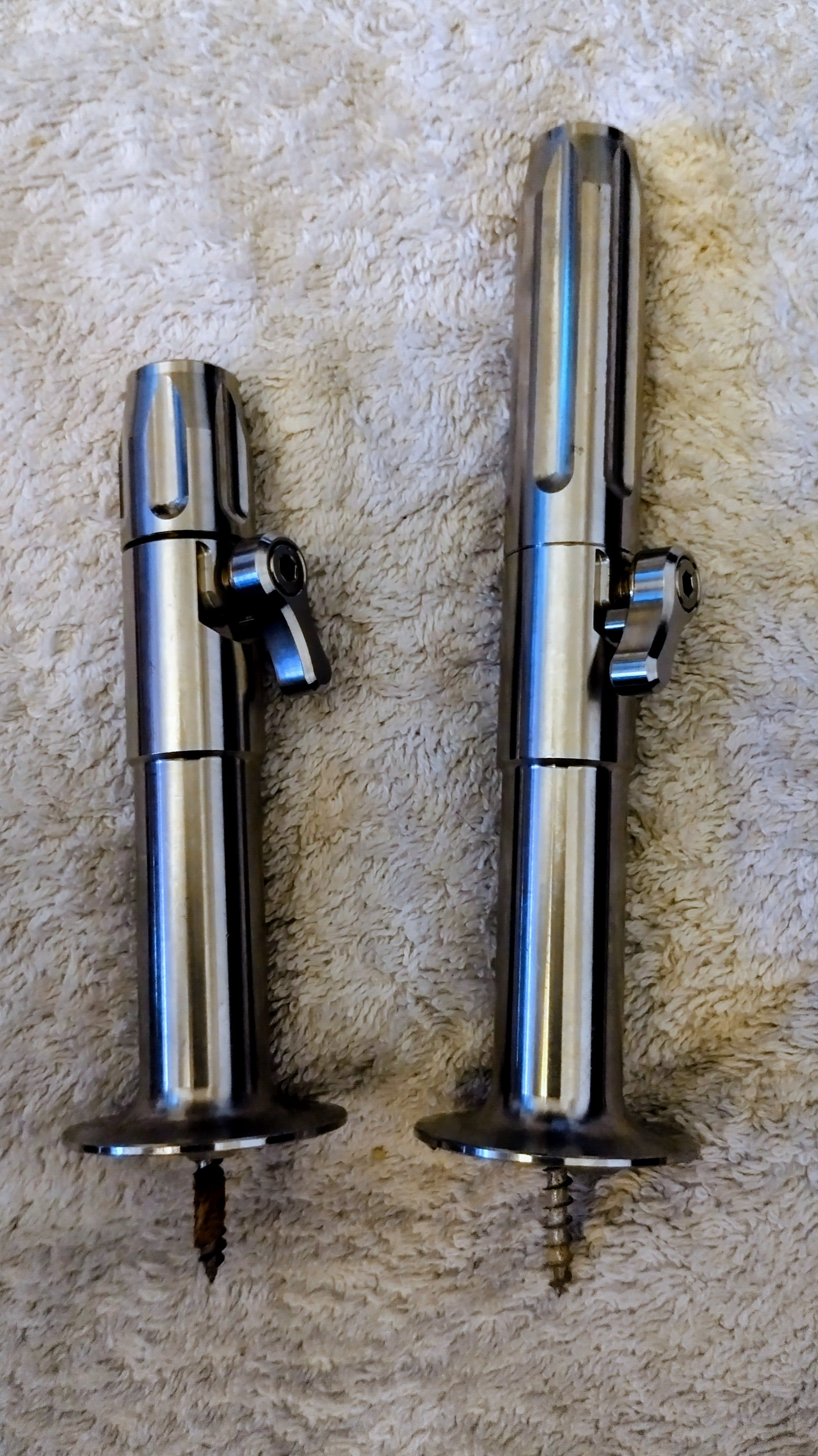JAG Stage Bites Pair Front Rear Bankstick Holder Carp Fishing Tackle Used