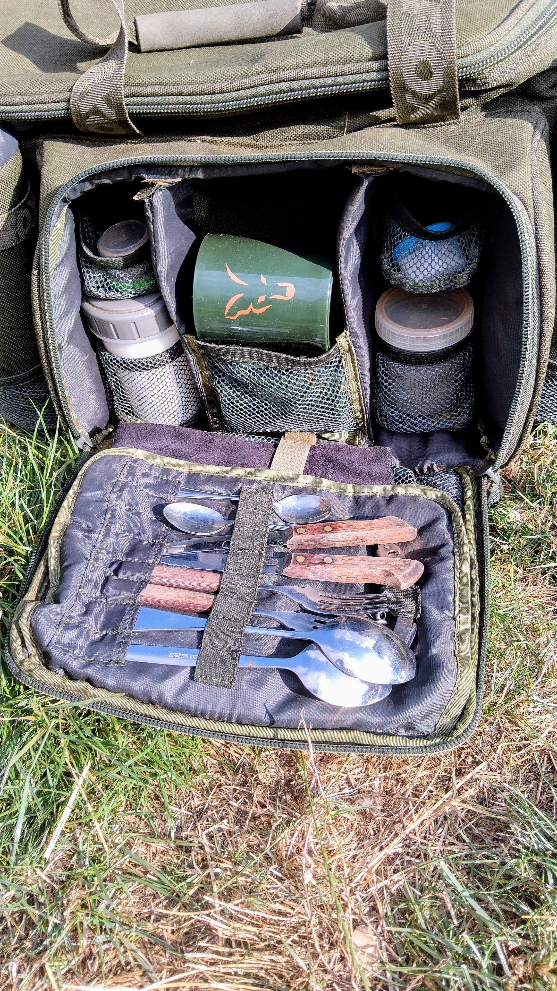 Fox Royale Cooler Food Bag System Complete Bivvy Kitchen Set Carp Angling