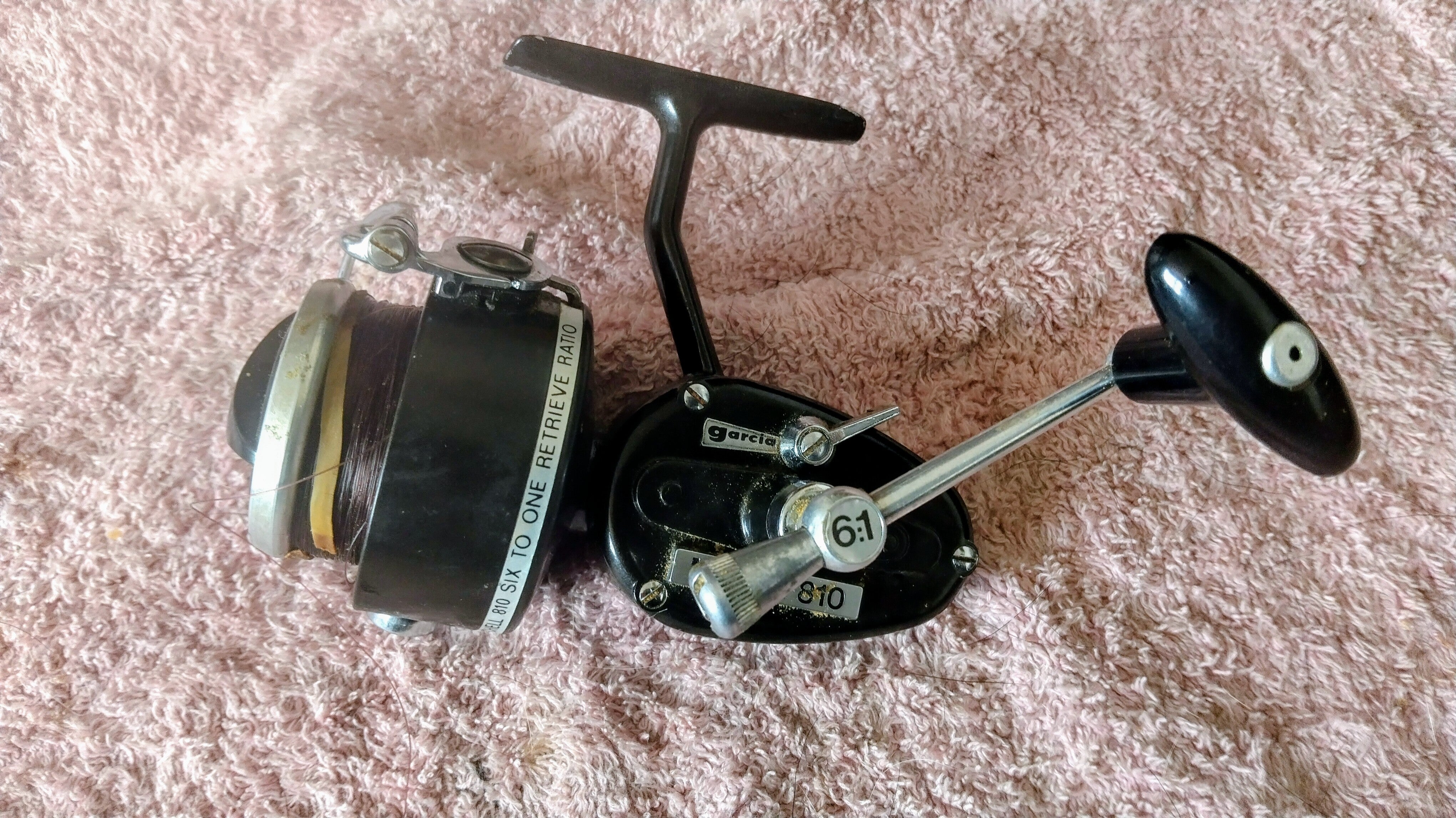 Garcia Mitchell 810 Vintage Match Fishing Reel High Speed Vintage Made In France Fixed Spool