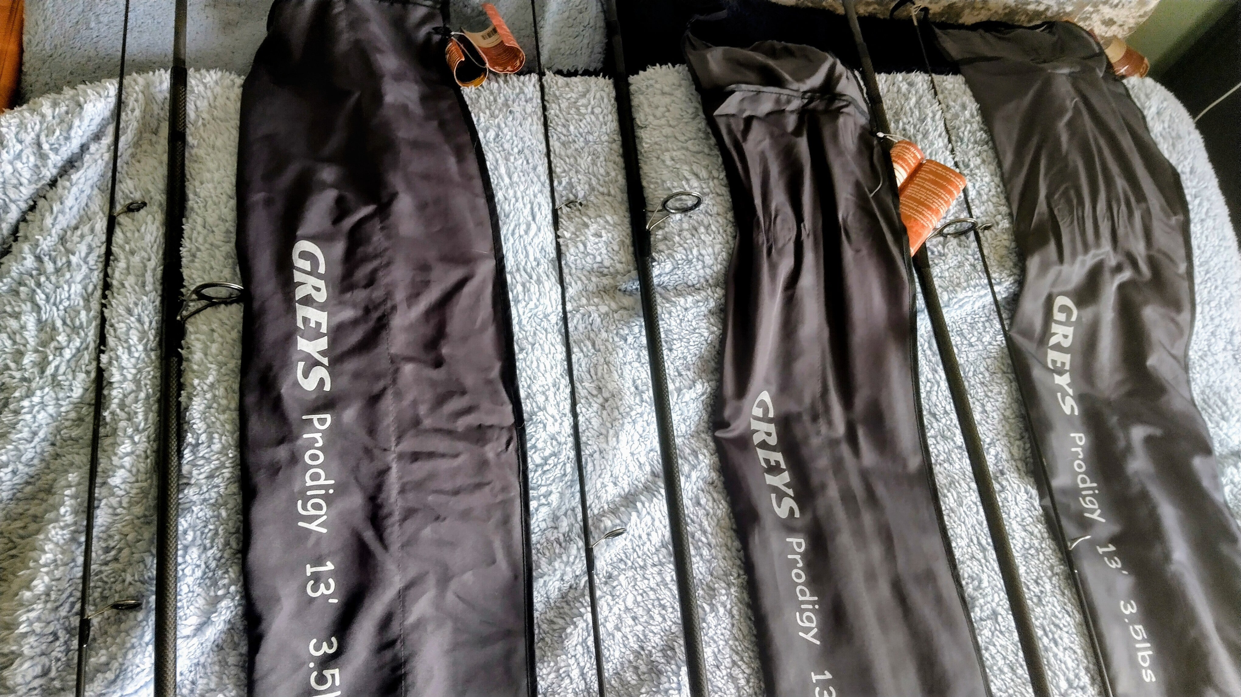 Set of 3 Greys Prodigy 13ft Carp Rods - 3.5lb TC - Long Range Distance Casting