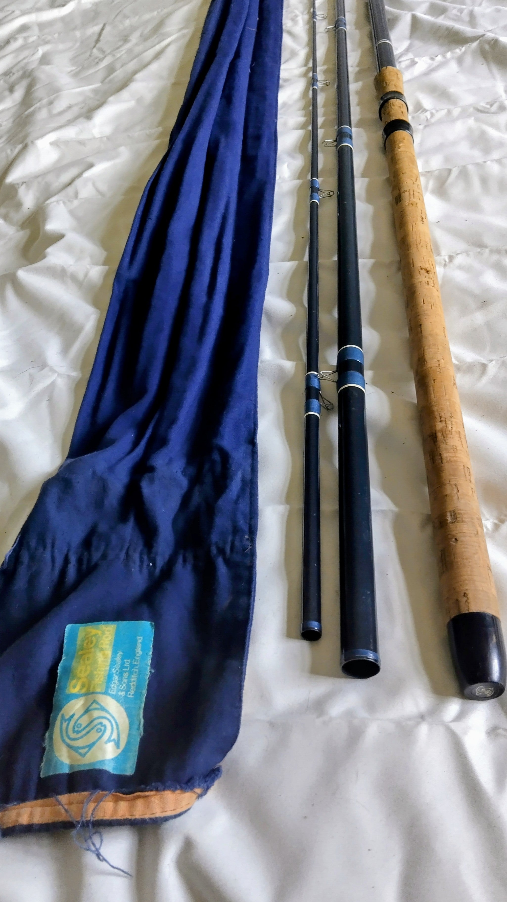 Gladding Sealey Blue Match Float Rod 13ft Vintage Coarse Fishing Original Bag
