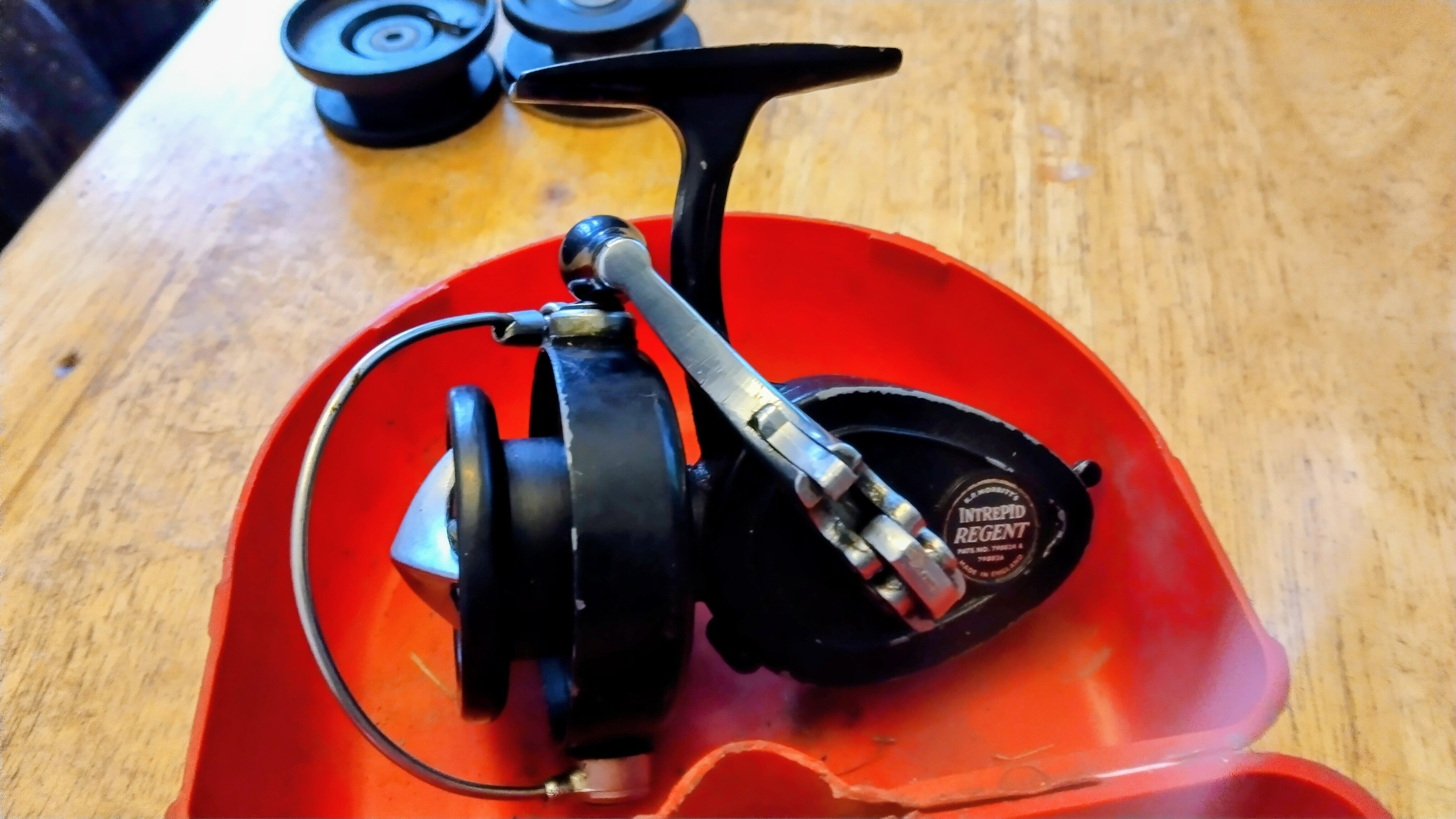 Vintage Intrepid Regent Spinning Reel - Boxed with 2 Spare Spools - Classic British Tackle