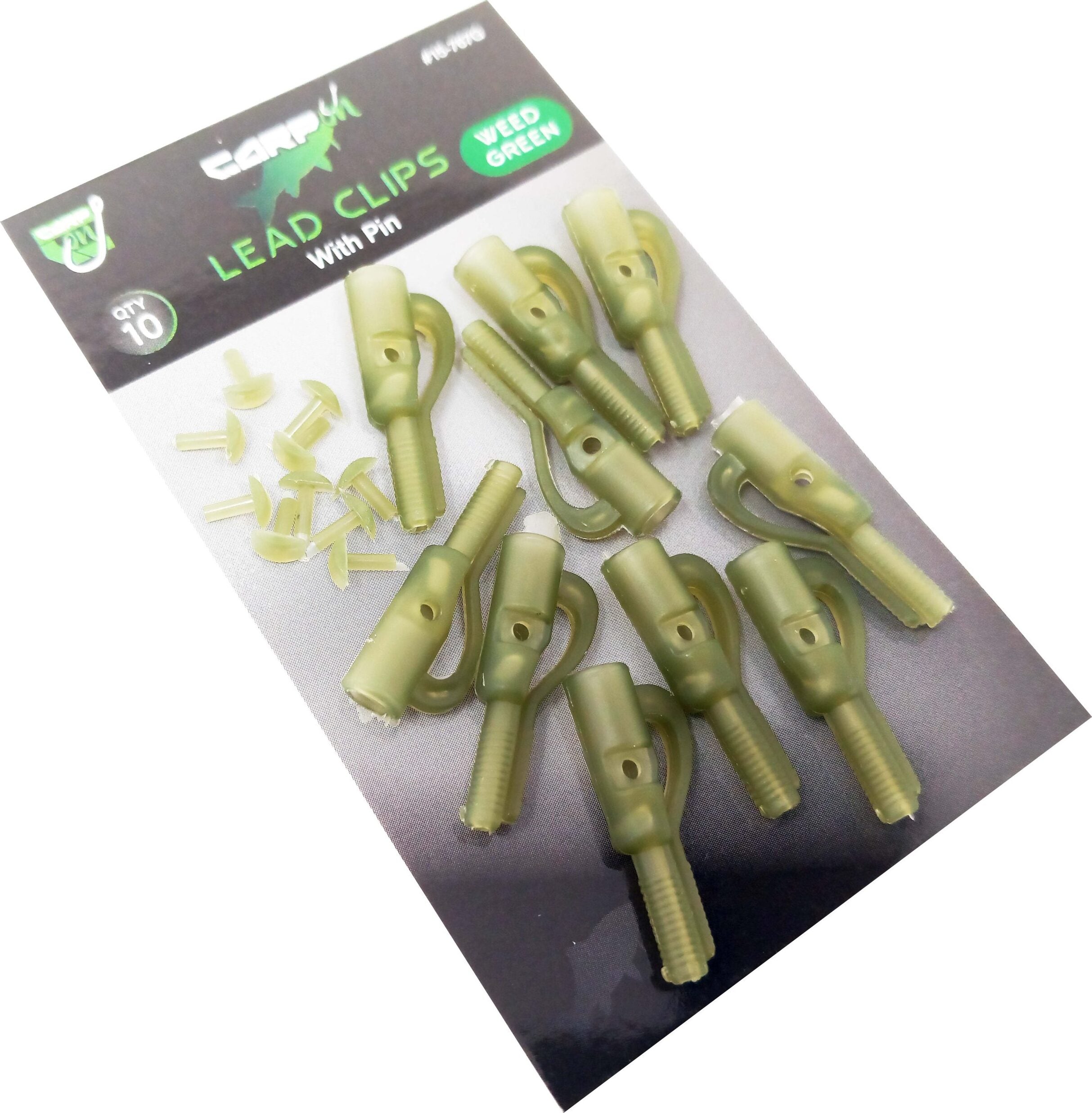 Carp On Lead Clips With Pin