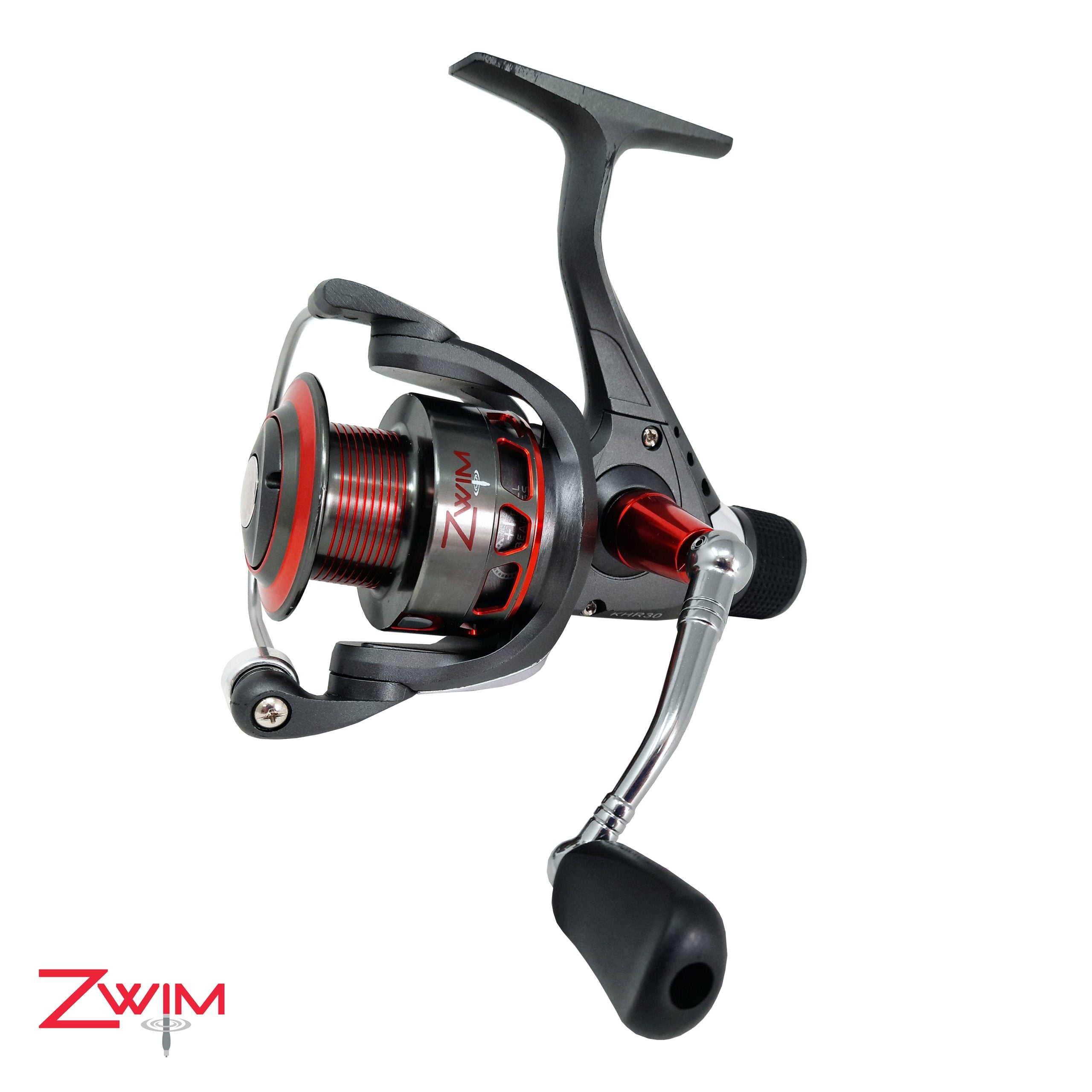 ZWIM KHR30 Rear Drag Spinning Reel 3+1 Japanese Bearings Coarse Fishing 5.2:1