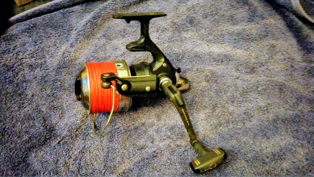 Daiwa Emblem Spod Big Pit Reel + Braid Line - Used Carp Fishing Spod / Marker