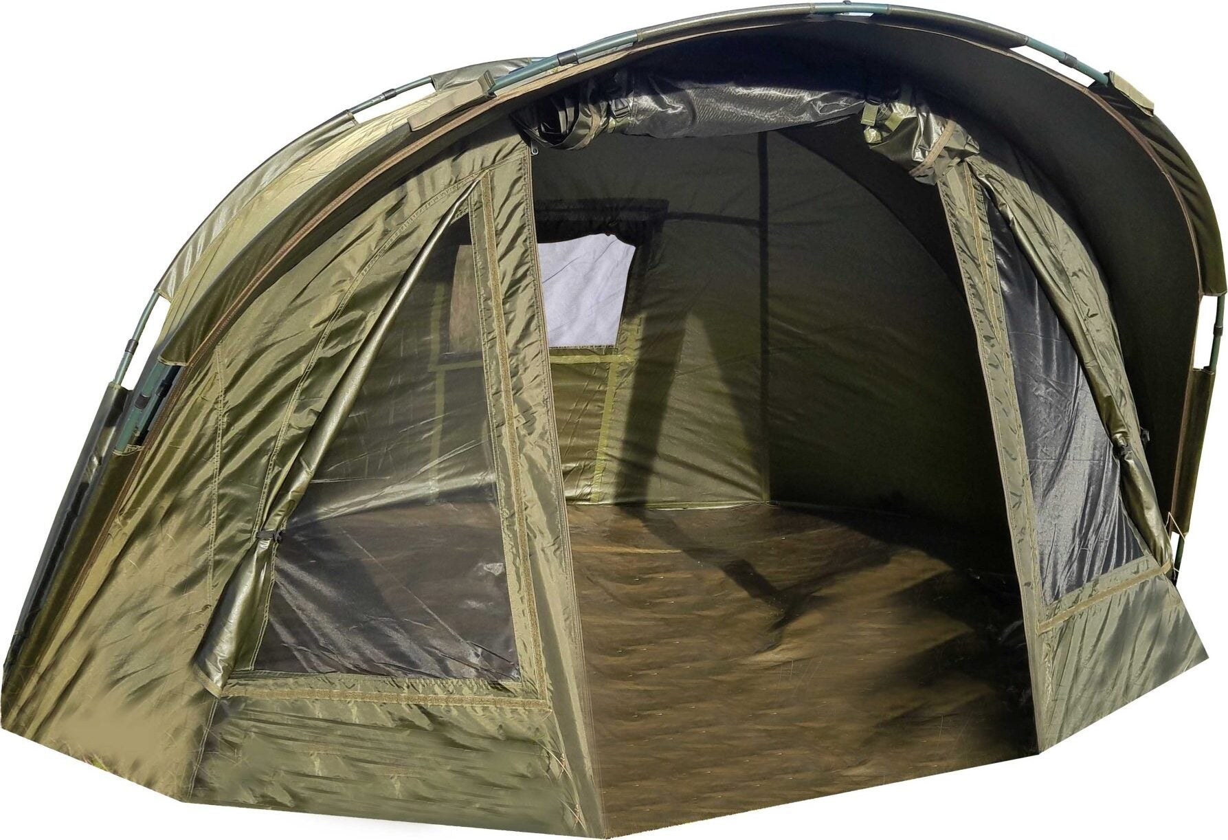 Carp On 2 Rib Design Carp Fishing Bivvy with Peak: 1 Man