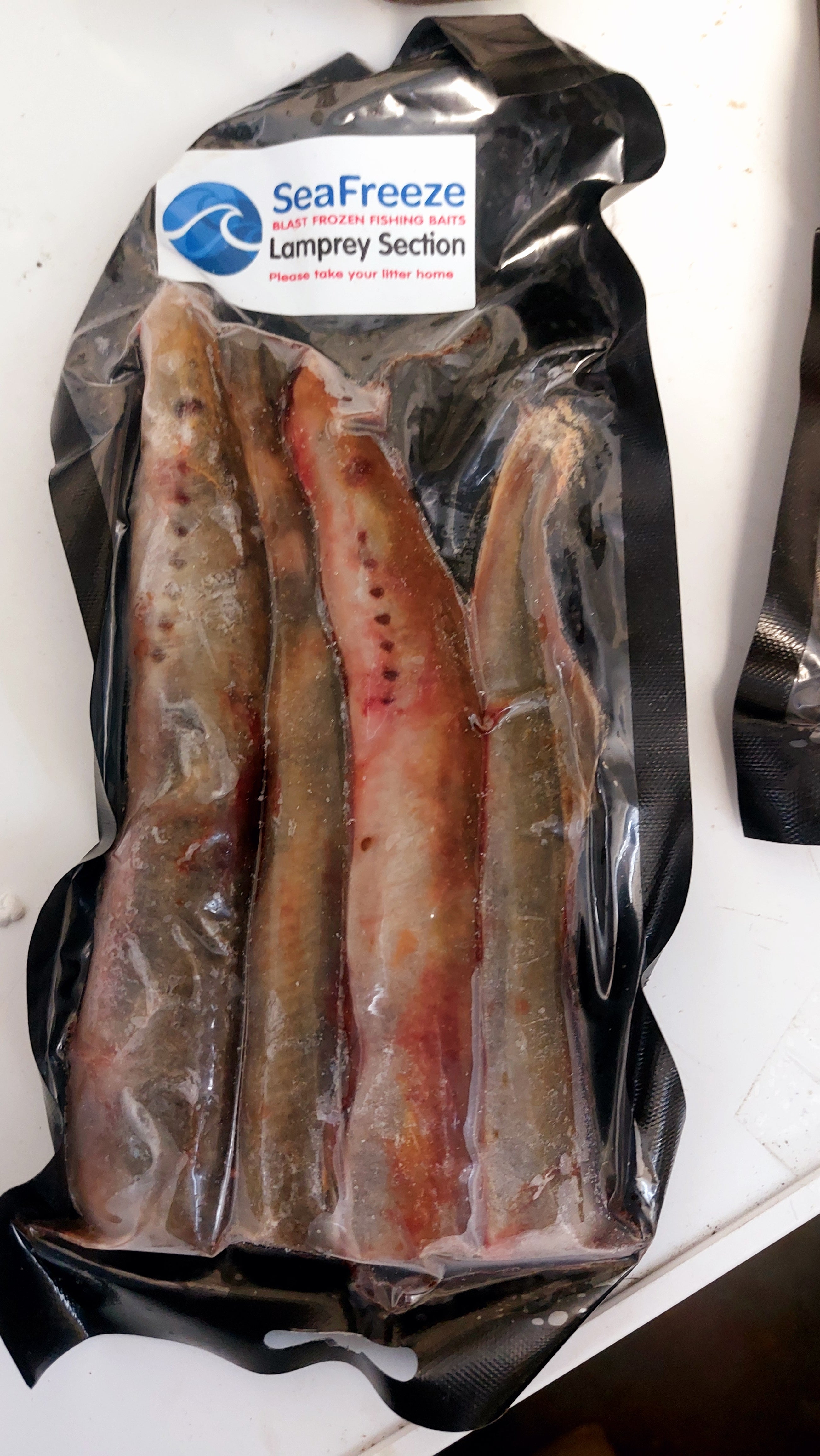 Frozen Pike Baits inc Bream, Lamprey, Mackerel, Roach, Sardines, Smelt