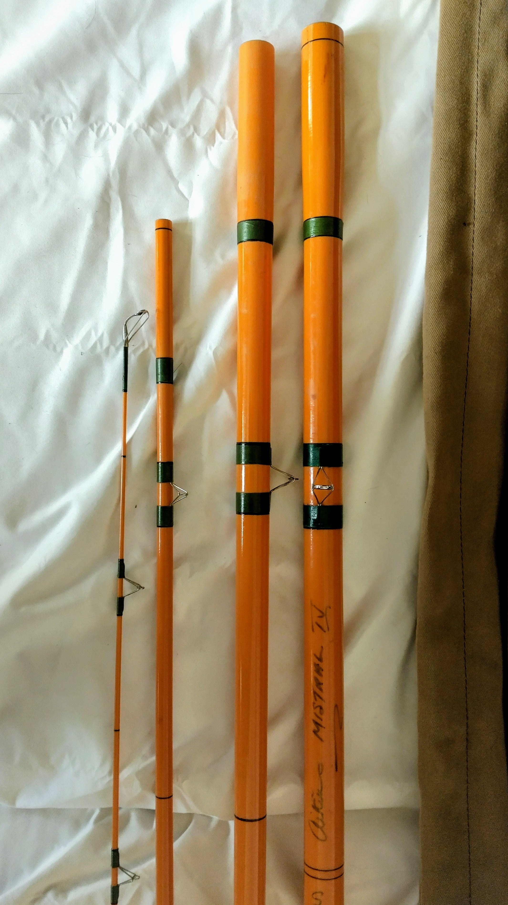 Vintage Superflex S40 16ft Float Rod 4 Piece Match Angling Henry W Aiken Original Bag