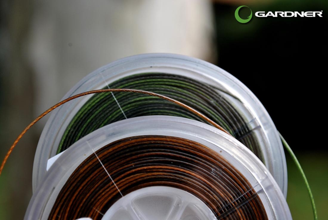 Gardner Disruption 25lb Coated Hooklink 20m Carp Rig Braid Green or Brown