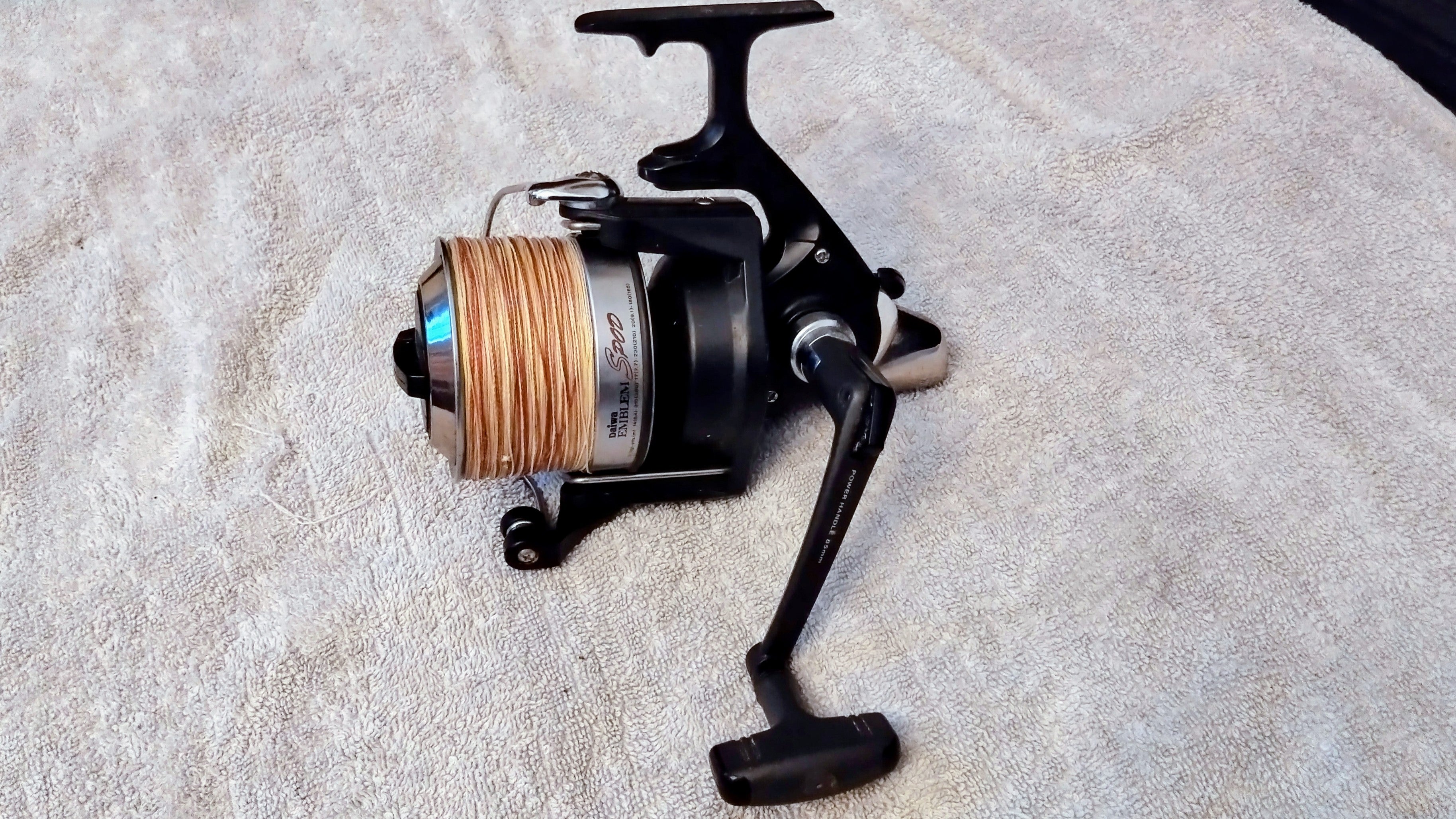 Daiwa Emblem Spod Big Pit Reel + Braid Line - Used Carp Fishing Spod / Marker