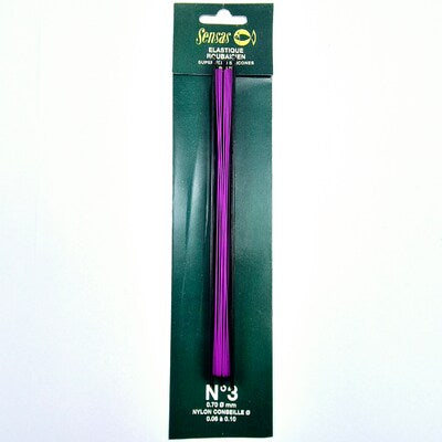 Sensas Pole Elastic Super Fluo Silicone 6m Pack Pole Fishing Tackle