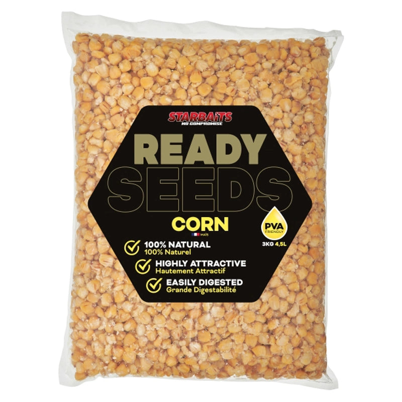 3kg Prepared Maize - PVA Friendly - Ready To Fish