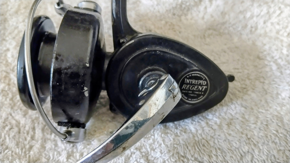 Vintage Intrepid Regent Spinning Reel & Spare Spool - Classic British Tackle