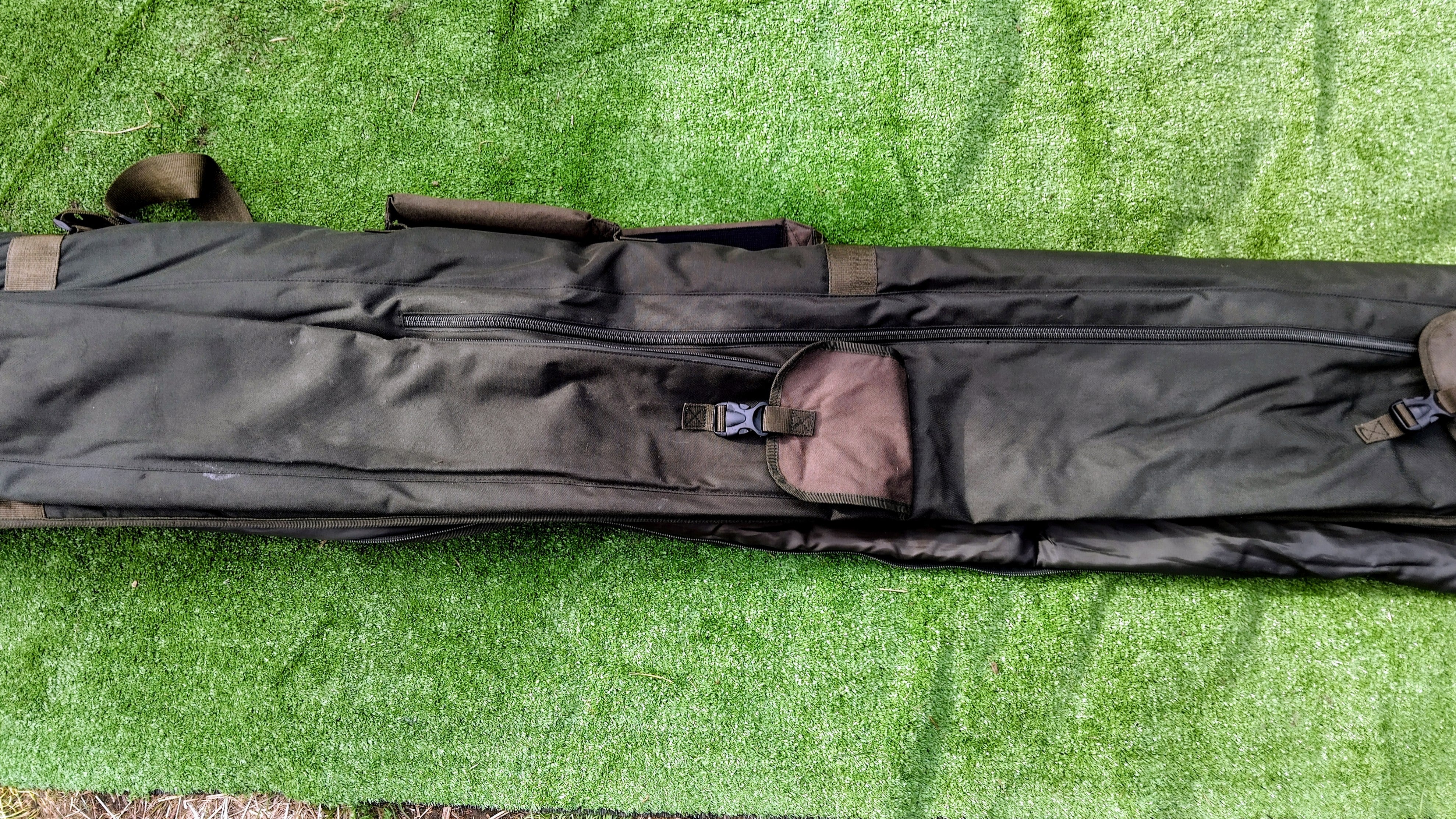Nash H Gun 3 Rod Holdall 12ft Padded Carp Luggage Built In Aluminium Spine