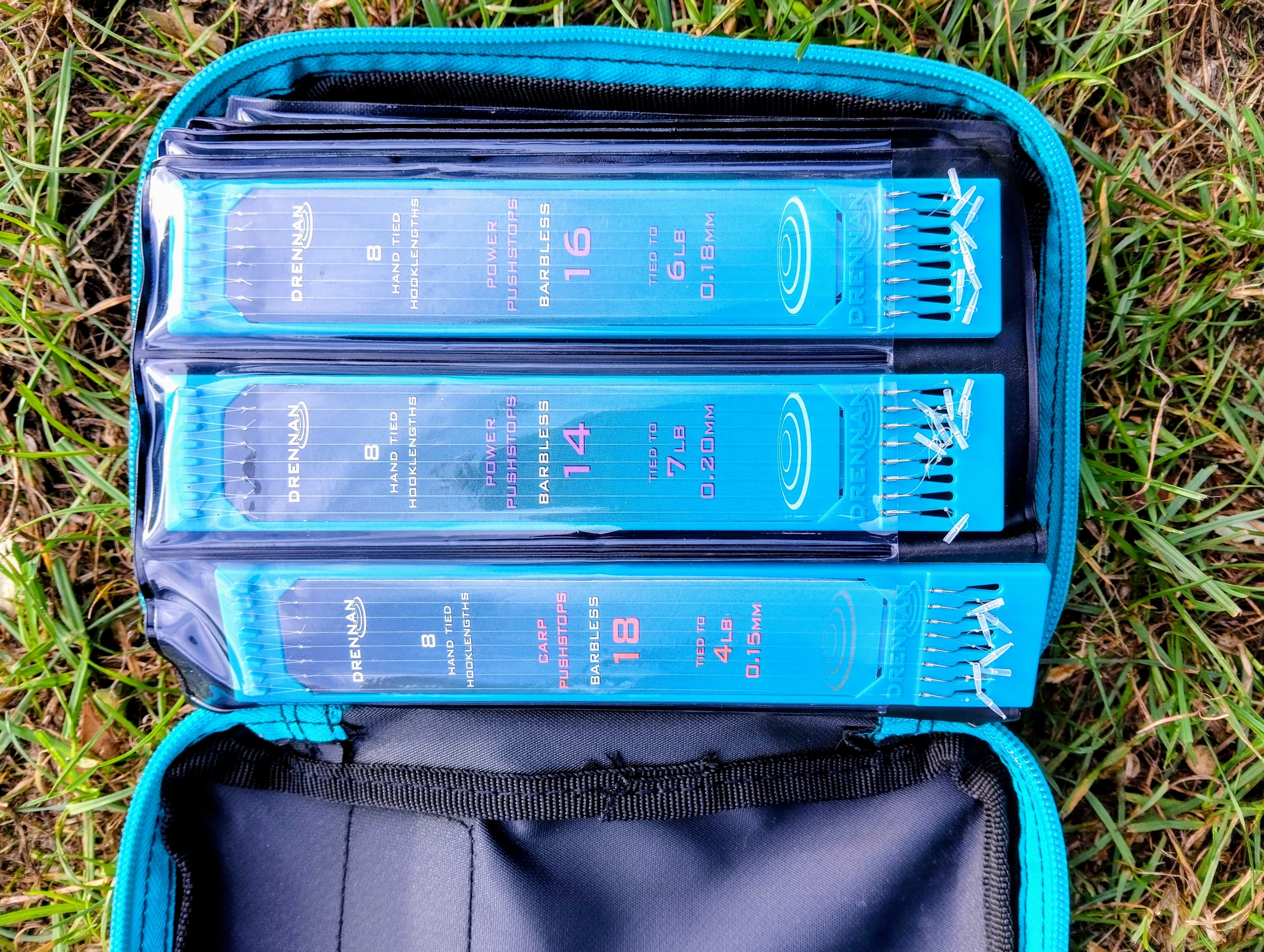 Drennan Hook Book Hooklink Plate System | Loaded with 200 Drennan Hook Book with 200 Fishing Rigs | Tackle Storage