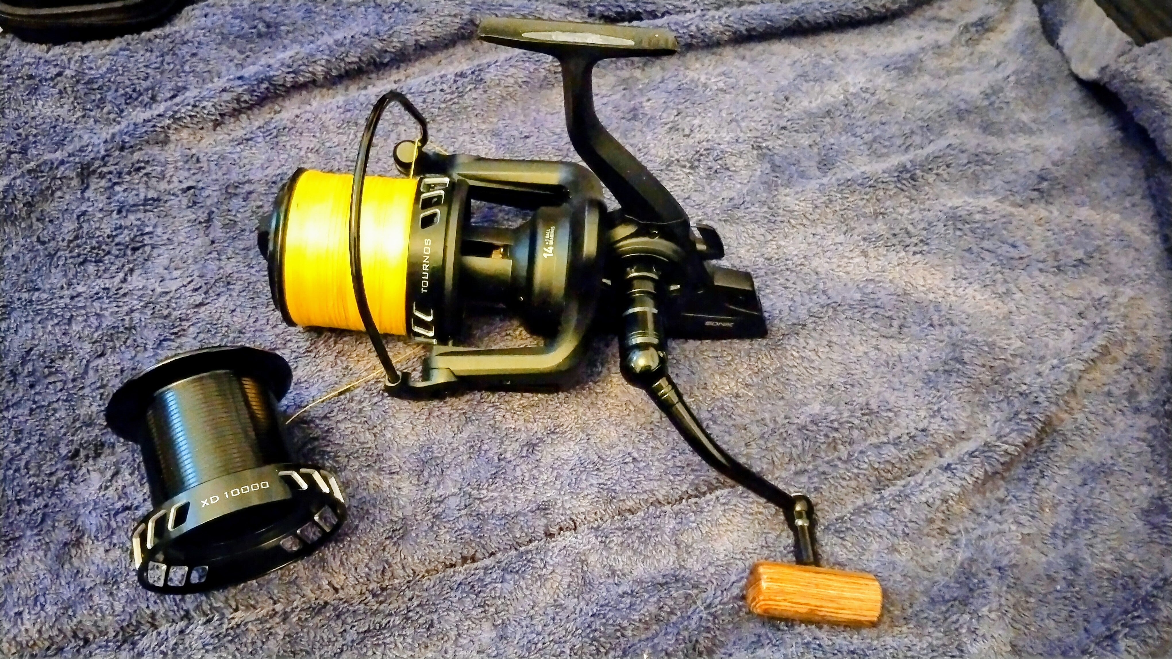 Sonik Tournos XD 10000 Big Pit Reel + Spare Spool | Used Carp Long Distance Cast