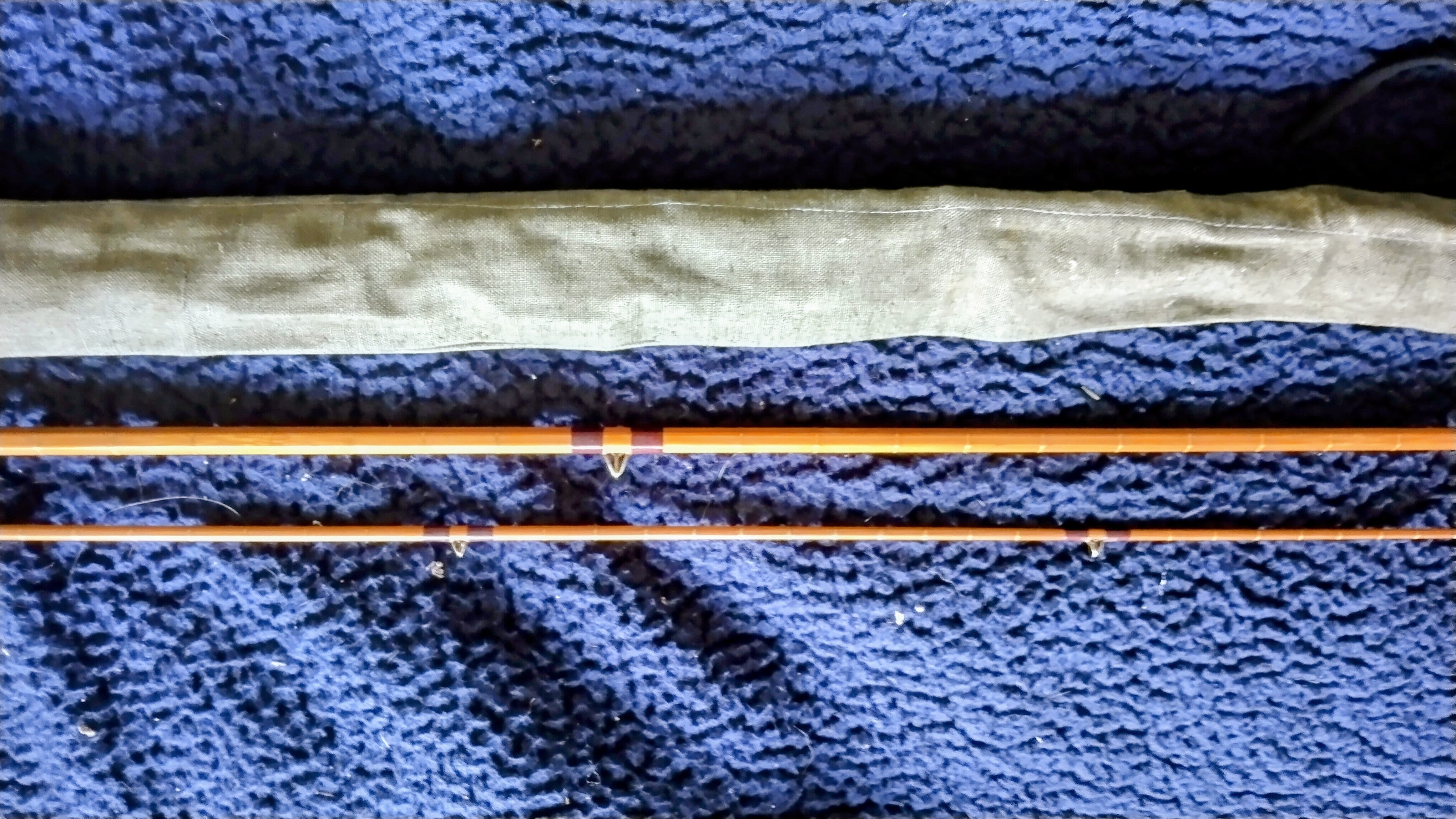 Vintage St Leonard 9ft 6in #7 Split Cane Fly Rod JW Saxton Inc Bag 1968