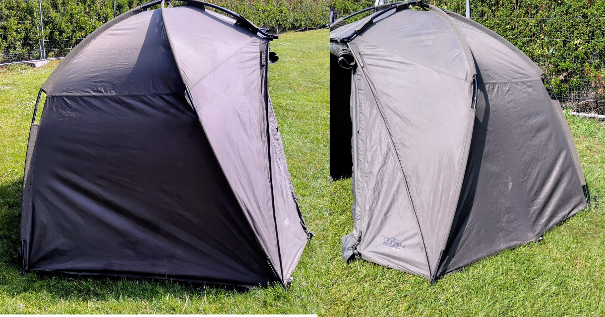 Nash Titan XL Bivvy Shelter with Zip-On Front - Used - Waterproof Carp Fishing