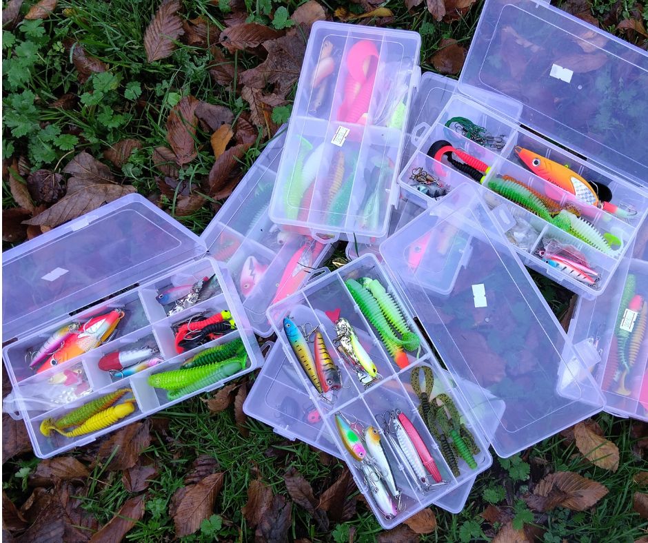 Pike Predator Lure Box Christmas Stocking Filler Crankbaits Soft Baits Spinners