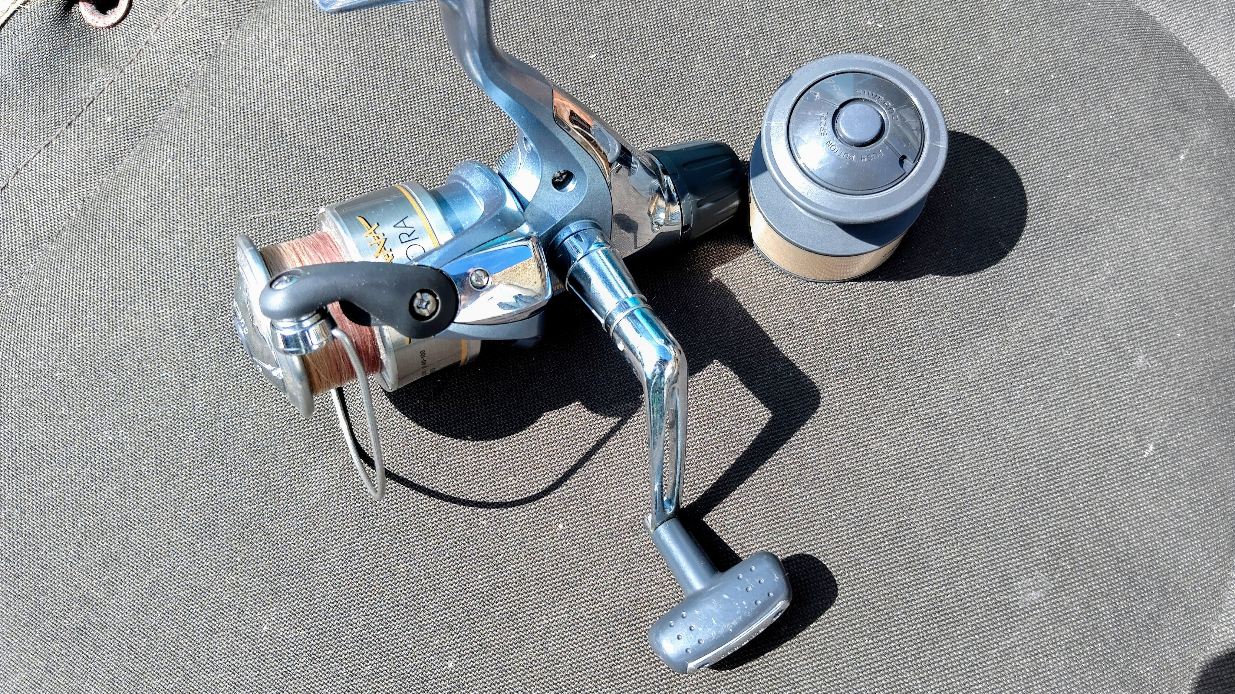 Shimano Catana 4000RA Rear Drag Fishing Reel + Spare Spool – Very Good Condition