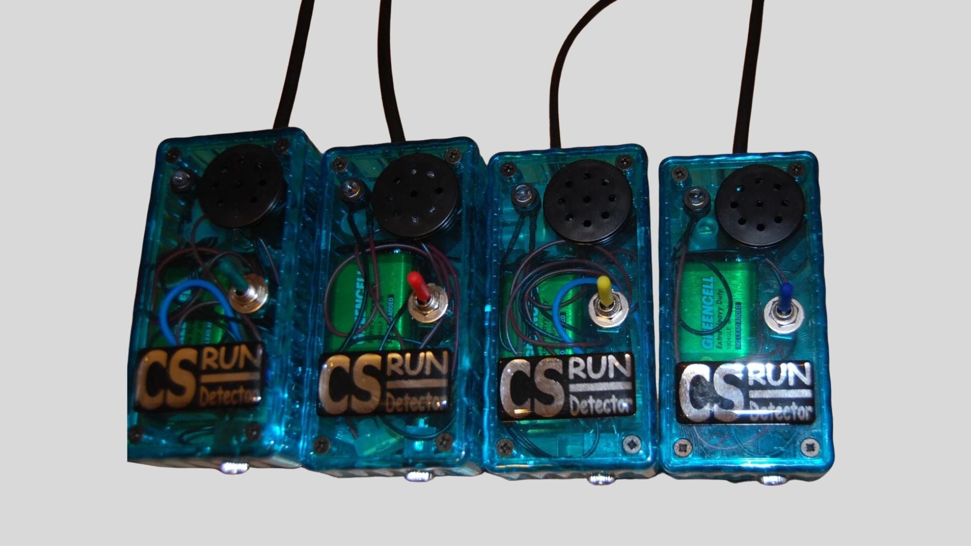 DELUXE Crystal Blue CS Pike Bite Alarm - Drop-Off Back Biter Indicator