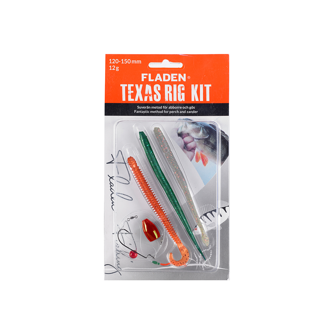 Fladen Texas Predator Lure Fishing Rig Kit - 12g, 12-15cm