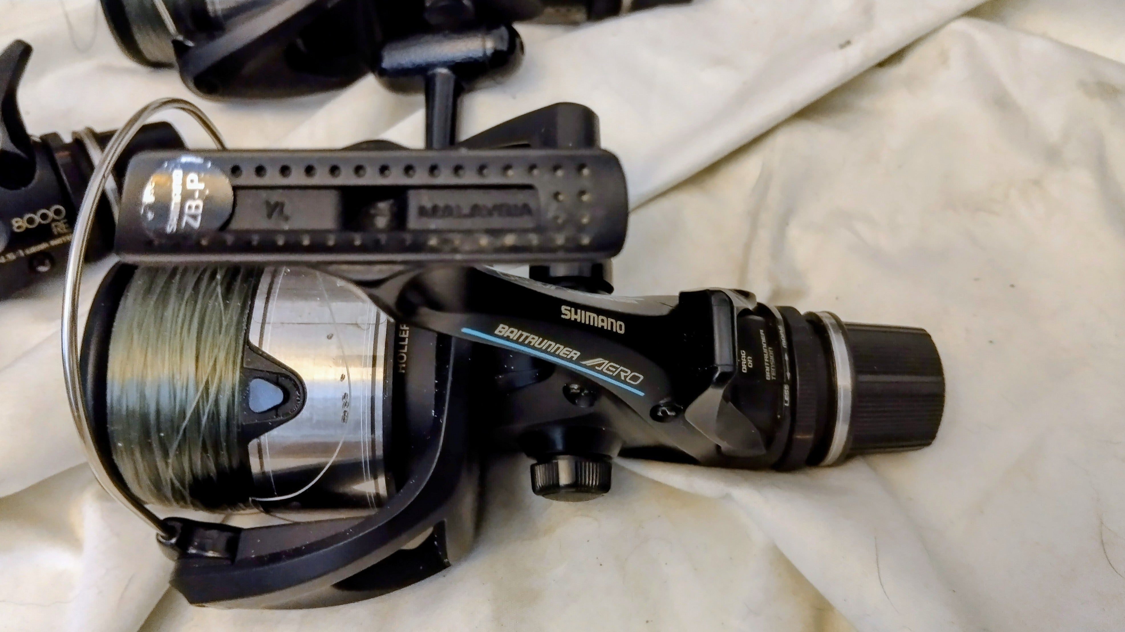 Shimano Aero GTE 8000RE Baitrunner Reel - Very Good Condition