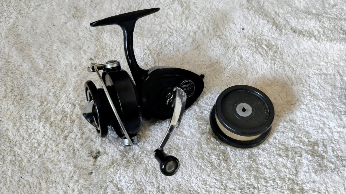 Vintage Intrepid Regent Spinning Reel & Spare Spool - Classic British Tackle