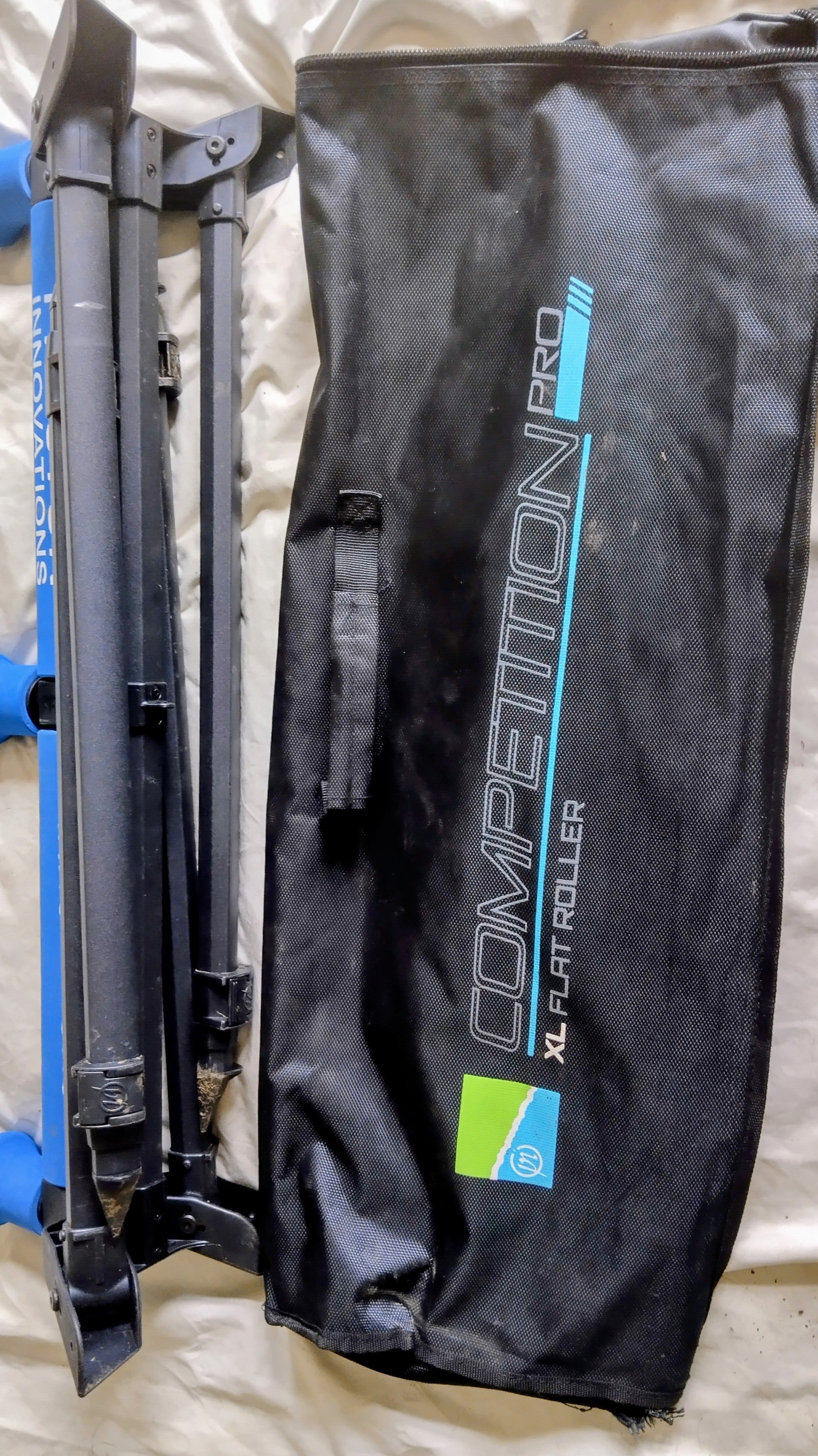 Preston Innovations Competition Pro Flat Roller & Bag - Excellent Condition Pole Support