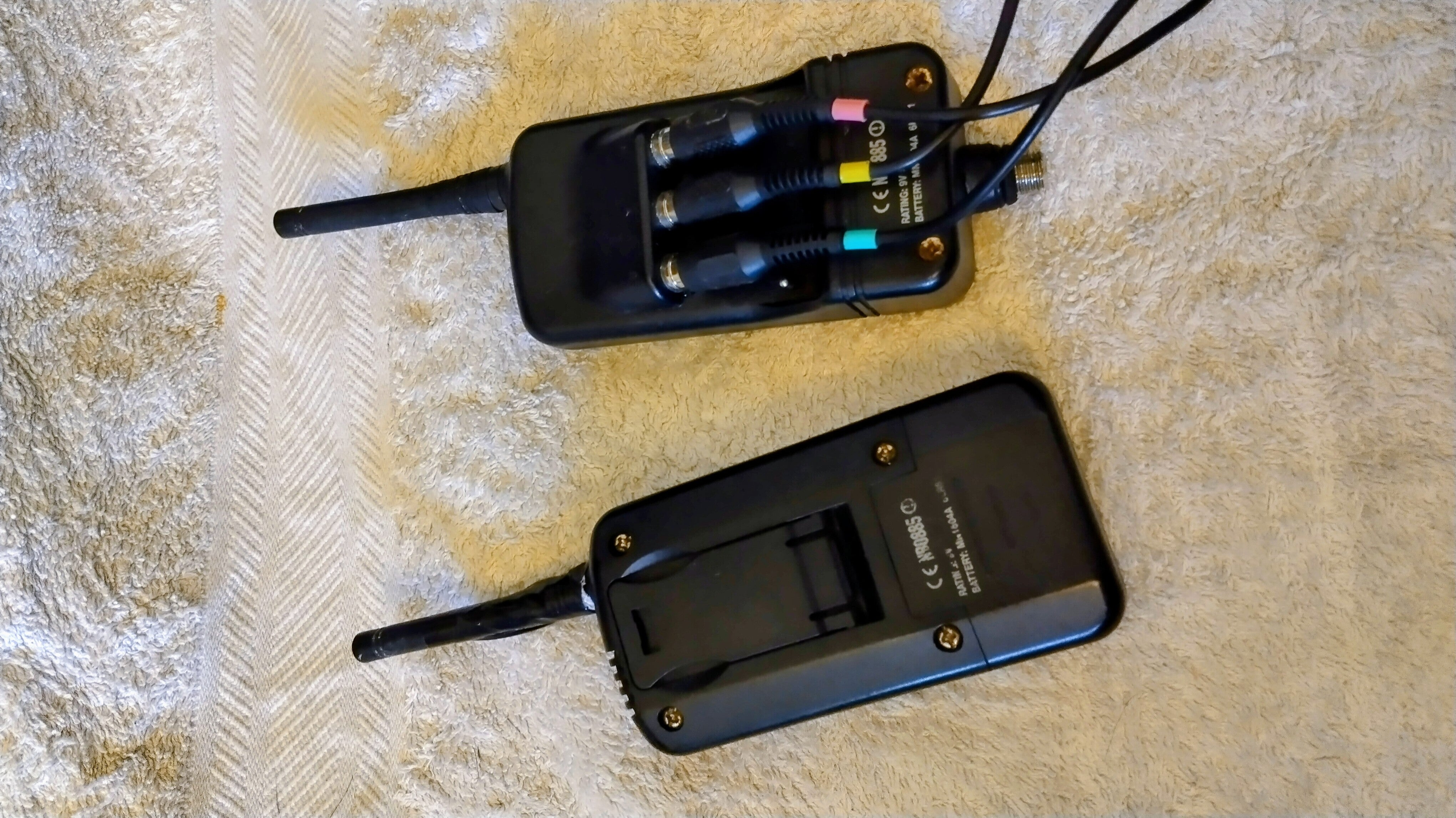 Fox TXR Wireless Remote Bite Alarm System Receiver & Transmitters 2.5mm Jack Carp