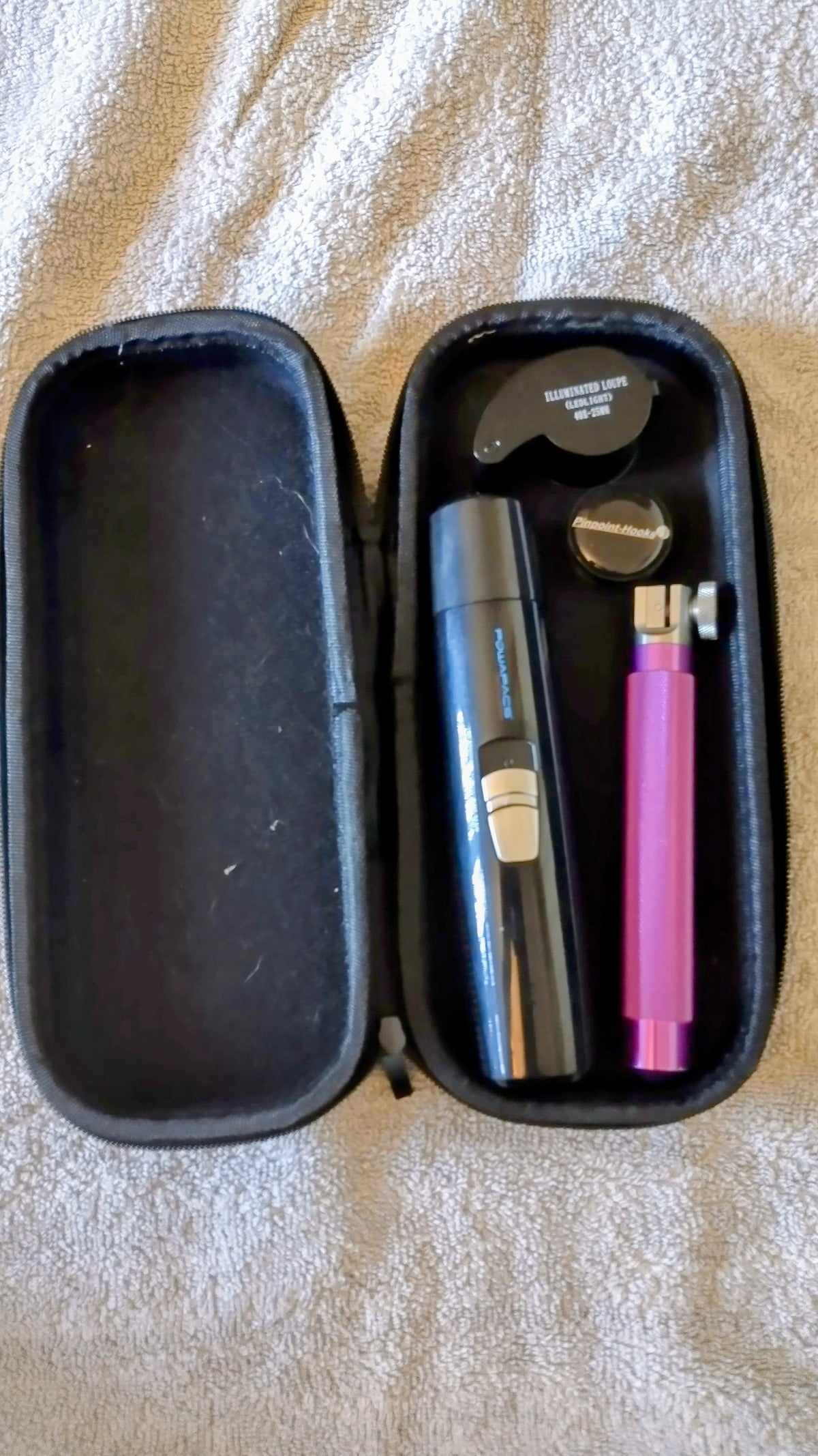 Carp Hook Sharpening Kit - Powapacs Electronic Sharpener, JAG Vice, Illuminated Loupe