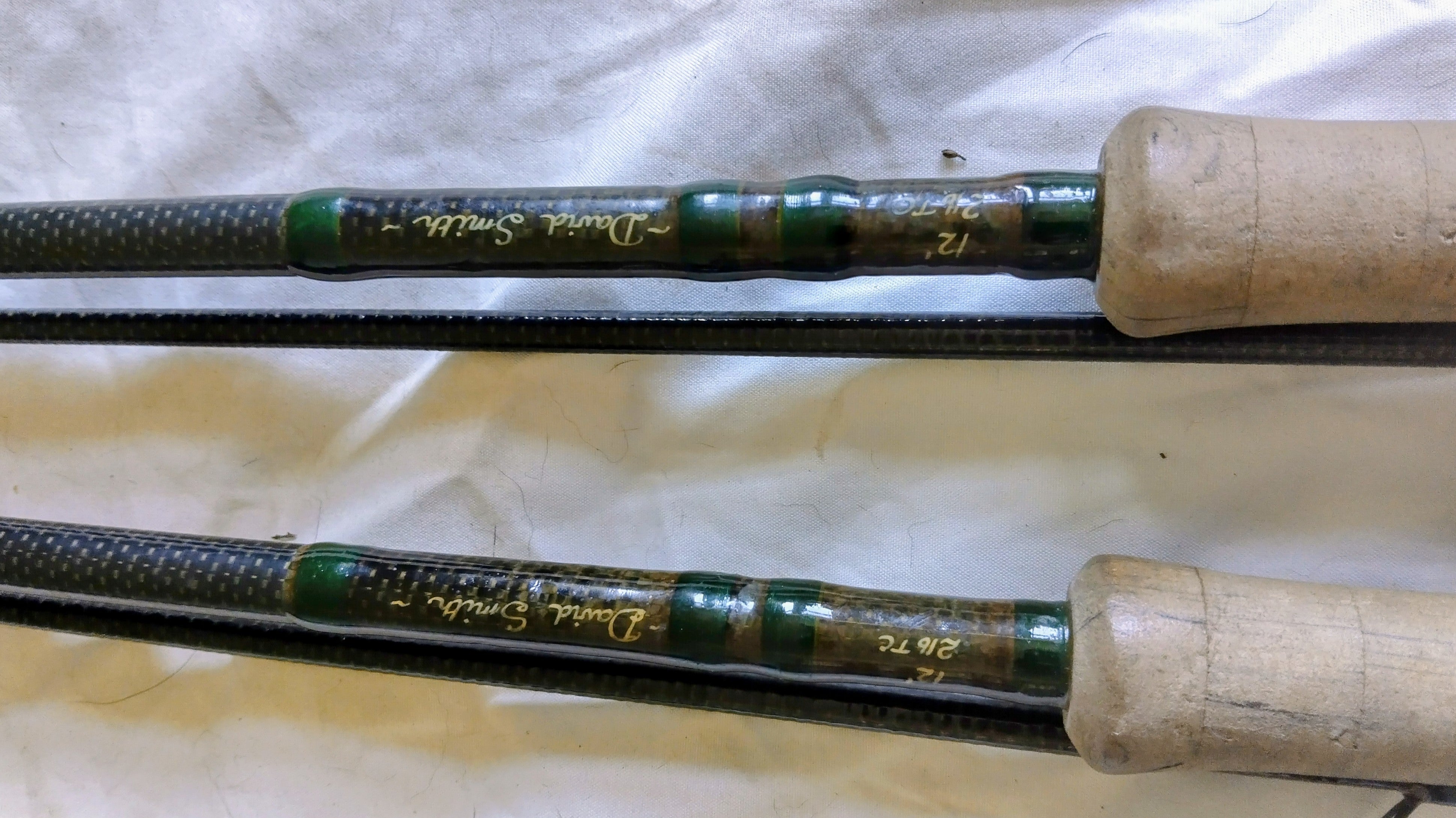 Vintage Alan Riddell Custom 12ft 2lb Specimen Carp Barbel Rod Classic Fishing