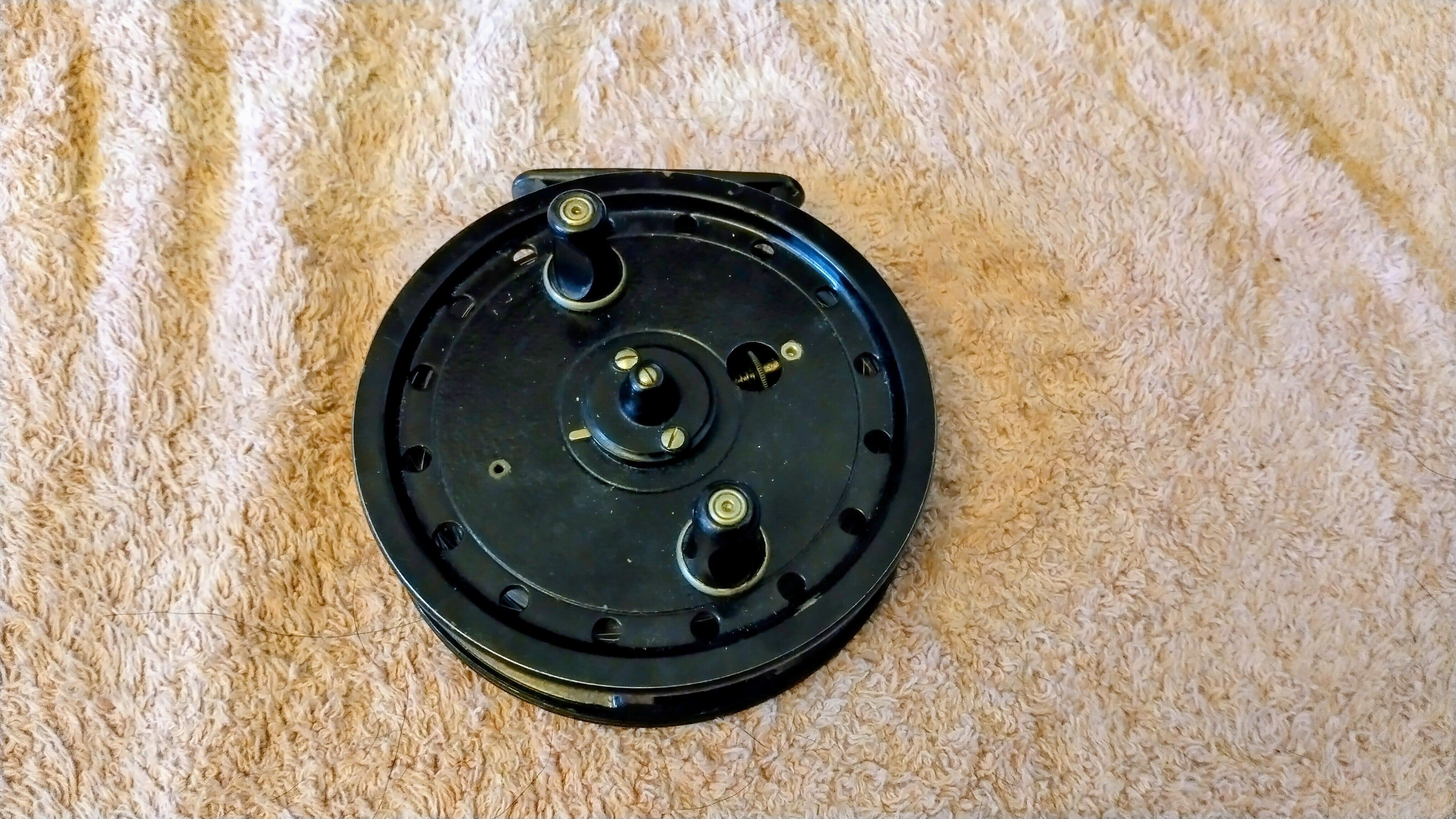 Vintage Allcocks Flick-em Perfection Centrepin Reel - Good Used Condition
