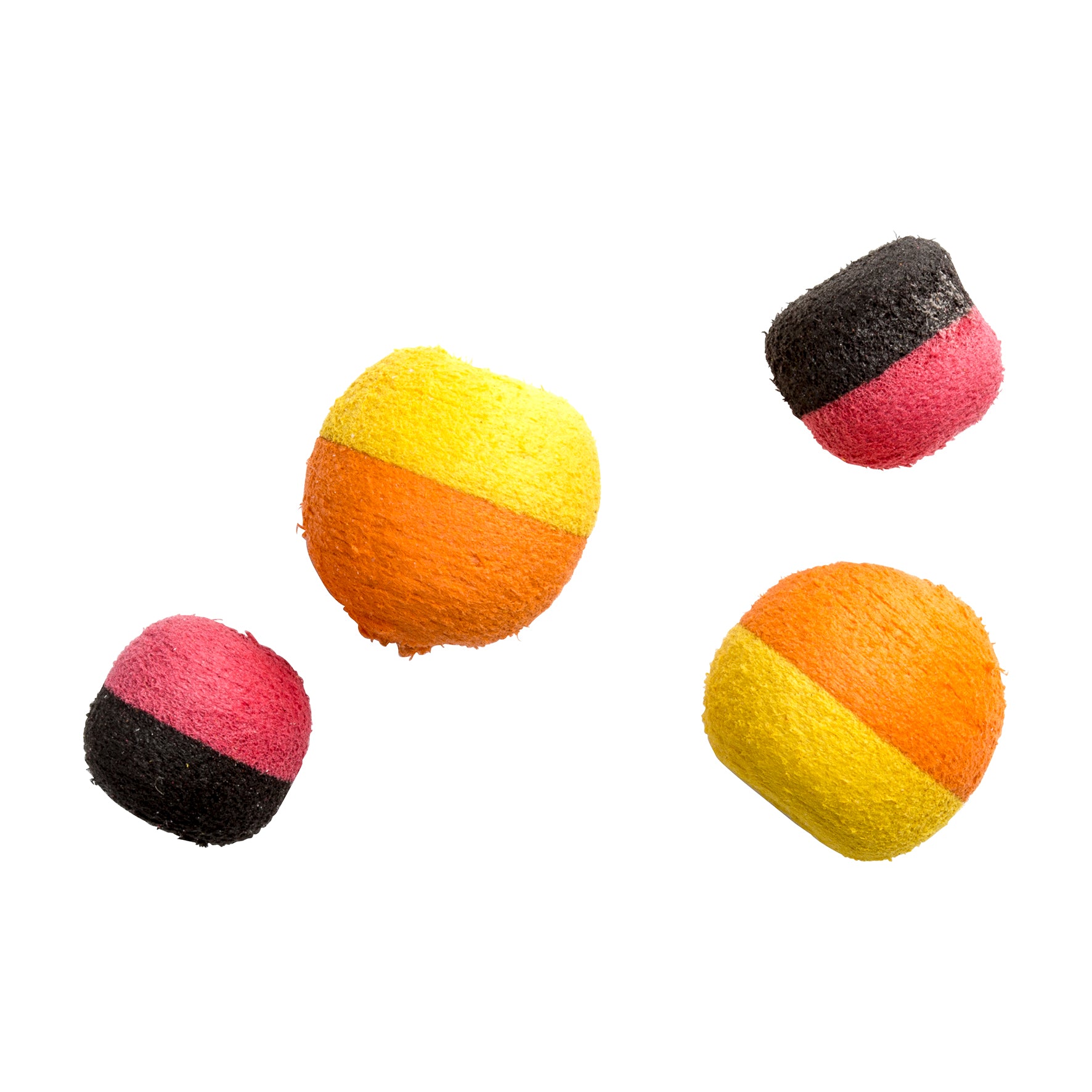 King Carp Foam 'Soak 'em' Zig Fishing Artificial Baits - Balls or Flowers (Packs of 4)