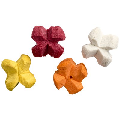 King Carp Foam 'Soak 'em' Zig Fishing Artificial Baits - Balls or Flowers (Packs of 4)
