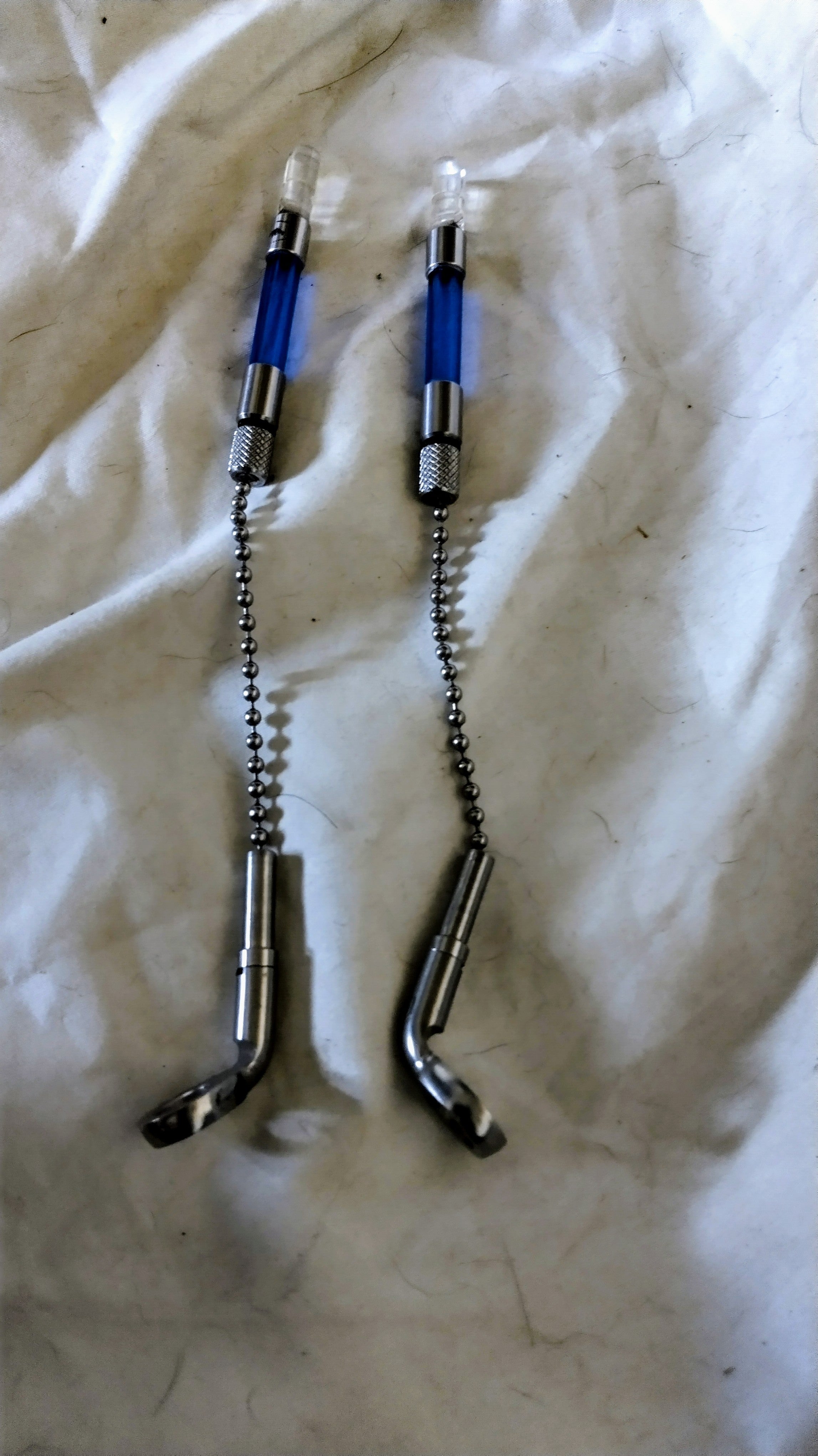 2 x Korda Stow Bobbins - Blue - Carp Fishing Bite Indication