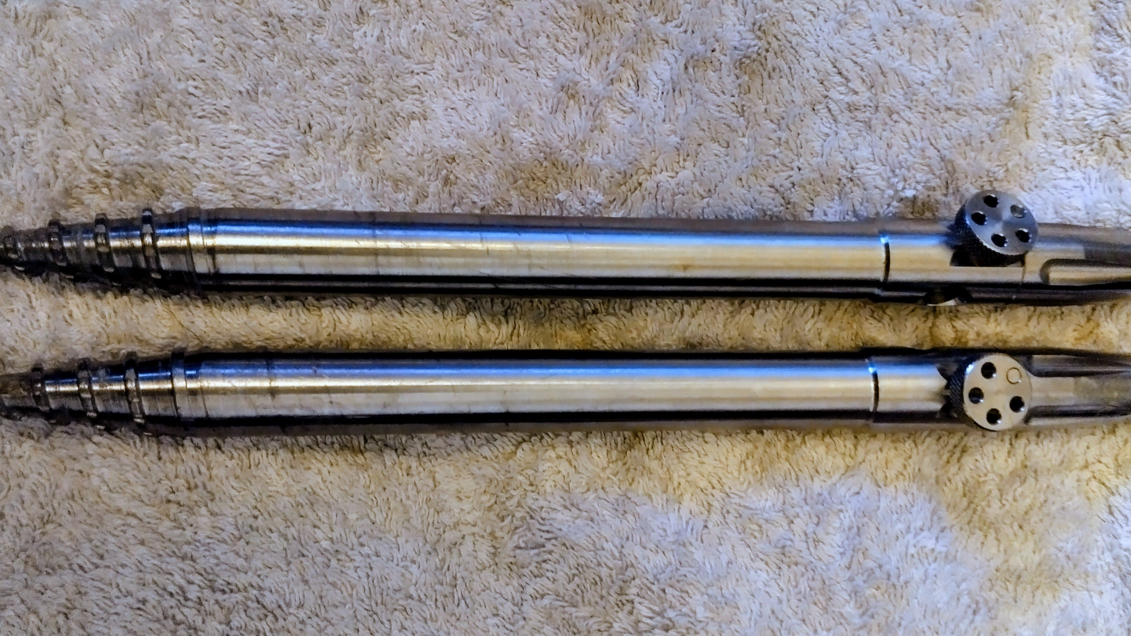 Pair JAG Products 316 Stainless 10" Xcavator Banksticks Carp Fishing Hard Ground